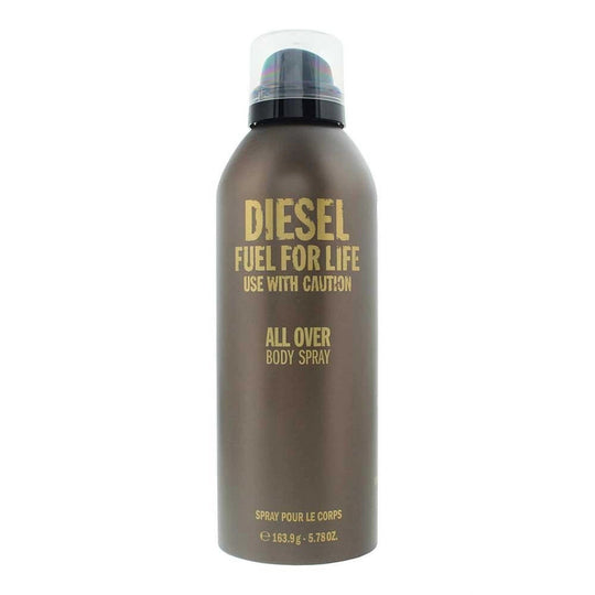 Diesel Fuel for Life All Over Body Spray for men 163.9g can with clear cap