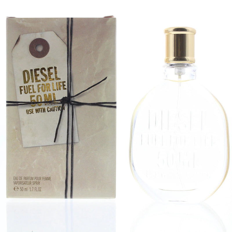 Diesel Fuel for Life eau de parfum for women 50ml bottle and tagged carton