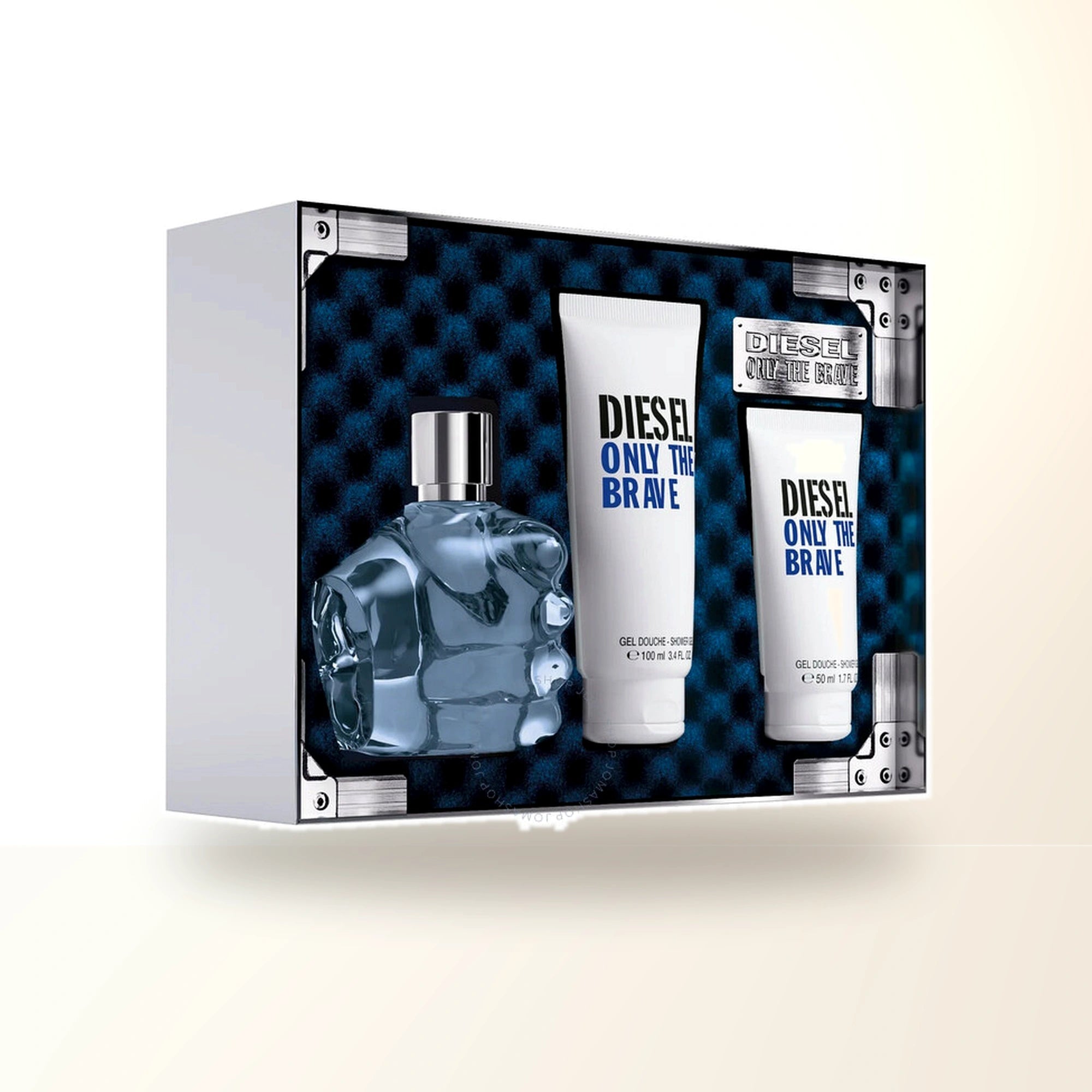 Diesel Only The Brave 3 Pcs Set For Men: 4.2 Eau De Toilette Spray + 3.4 Shower Gel + 1.7 Shower Gel main product image