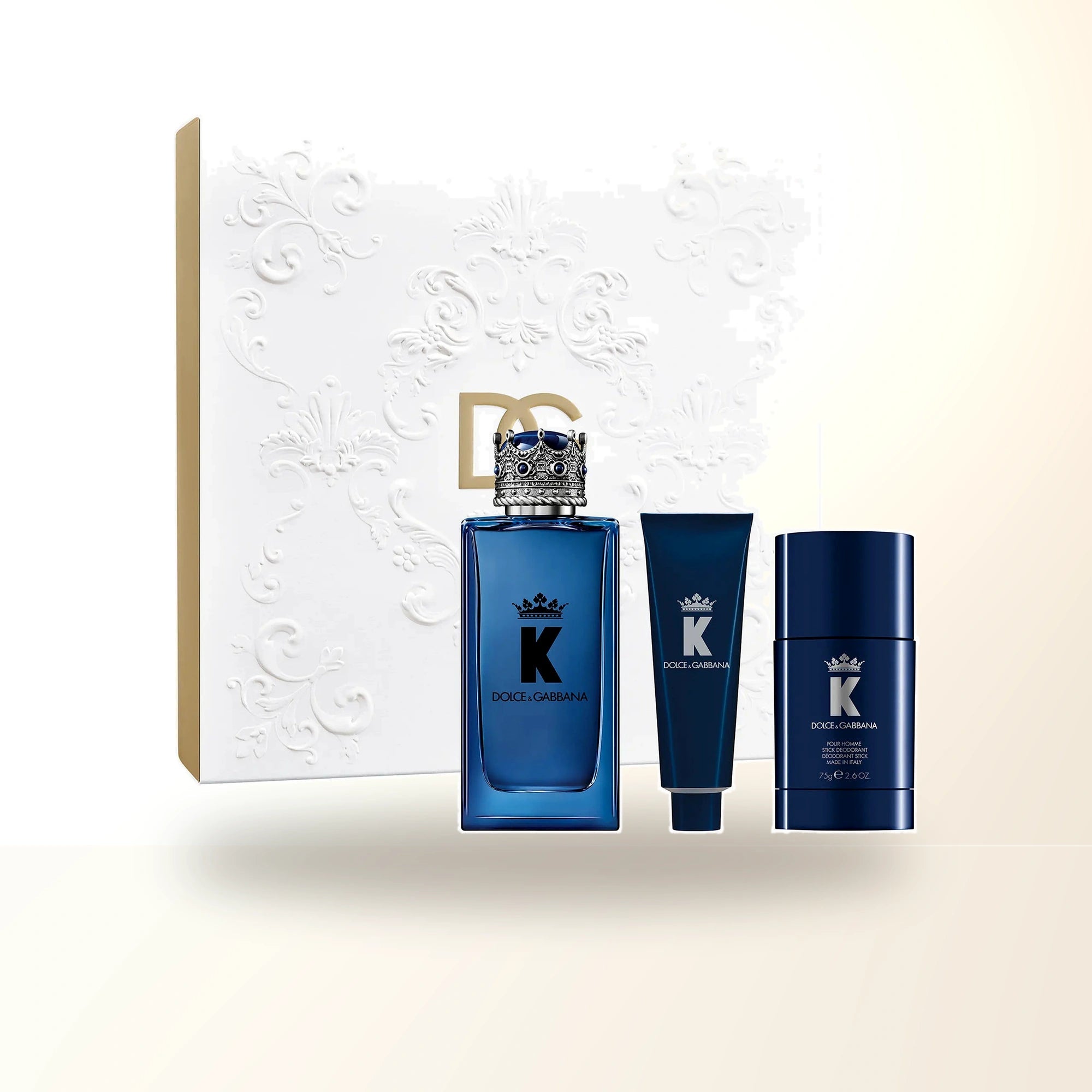 Dolce & Gabbana "k" 3 Pcs Set For Men: 3.3 Eau De Parfum Spray + 1.69 Shower Gel + 2.6 Deodorant Stick main product image