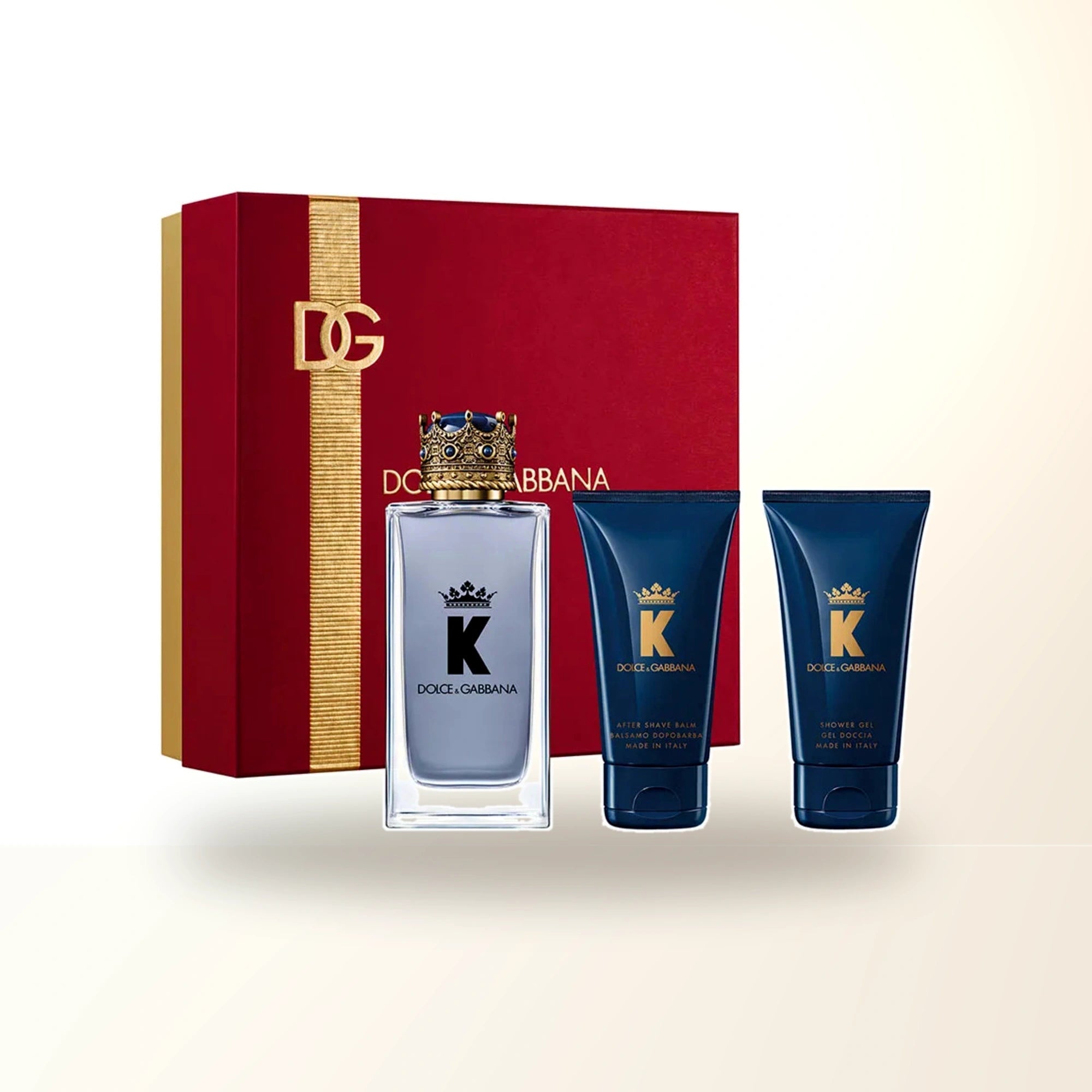 Dolce & Gabbana "k" 3 Pcs Set For Men: 3.3 Eau De Toilette Spray + 1.7 After Shave Balm + 1.7 Shower Gel main product image