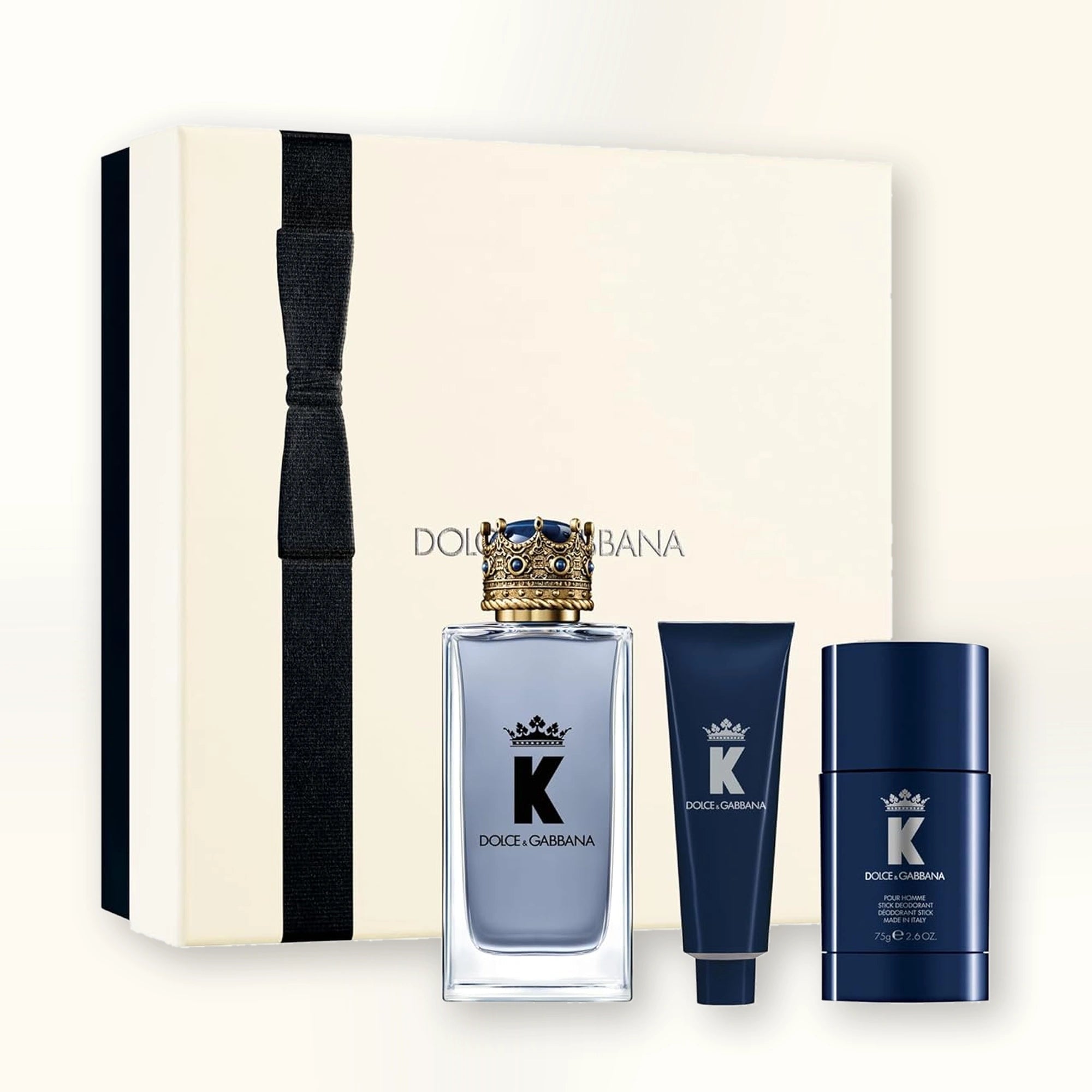 Dolce & Gabbana "k" 3 Pcs Set For Men: 3.3 Eau De Toilette Spray + 1.7 Shower Gel + 2.5 Deodorant Stick main product image