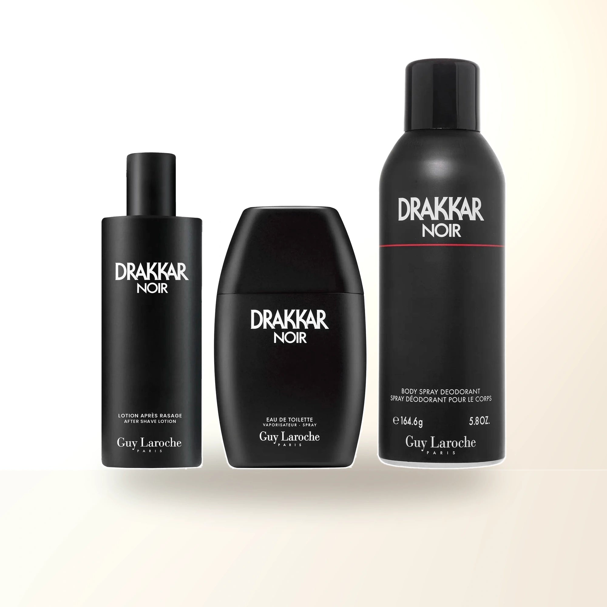 Drakkar Noir 3 Pcs Set For Men: 3.4 Eau De Toilette Spray + 3.3 After Shave Lotion + 5.8 Deodorant Spray main product image