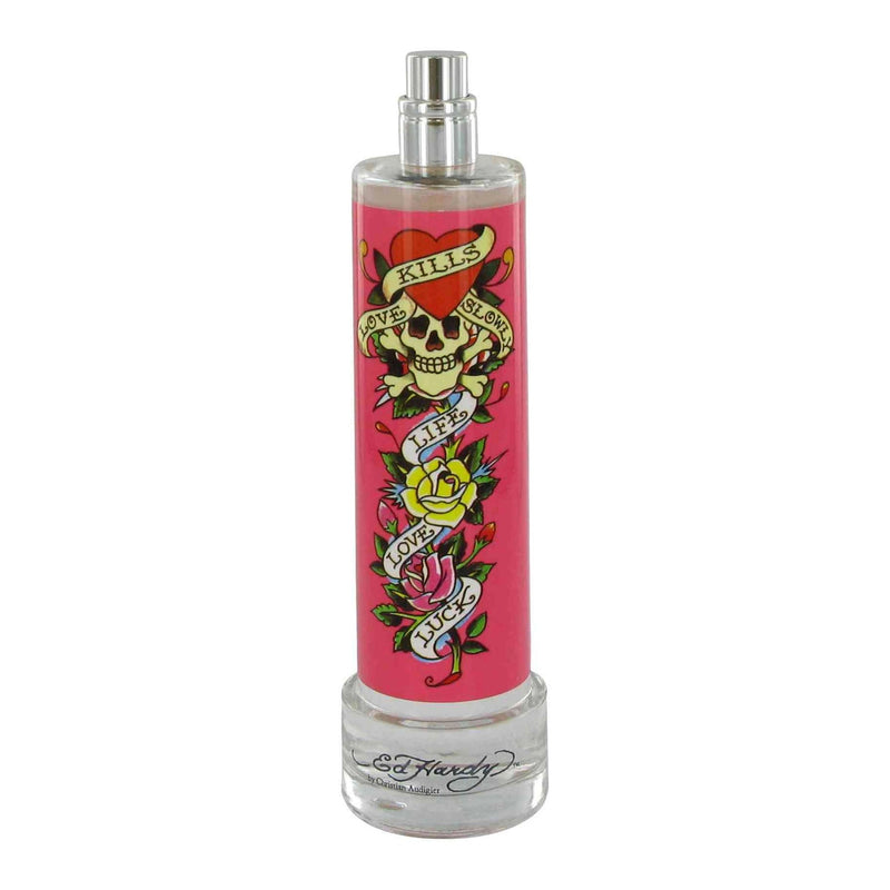 Ed Hardy eau de parfum for women 100ml tester bottle with exposed atomizer