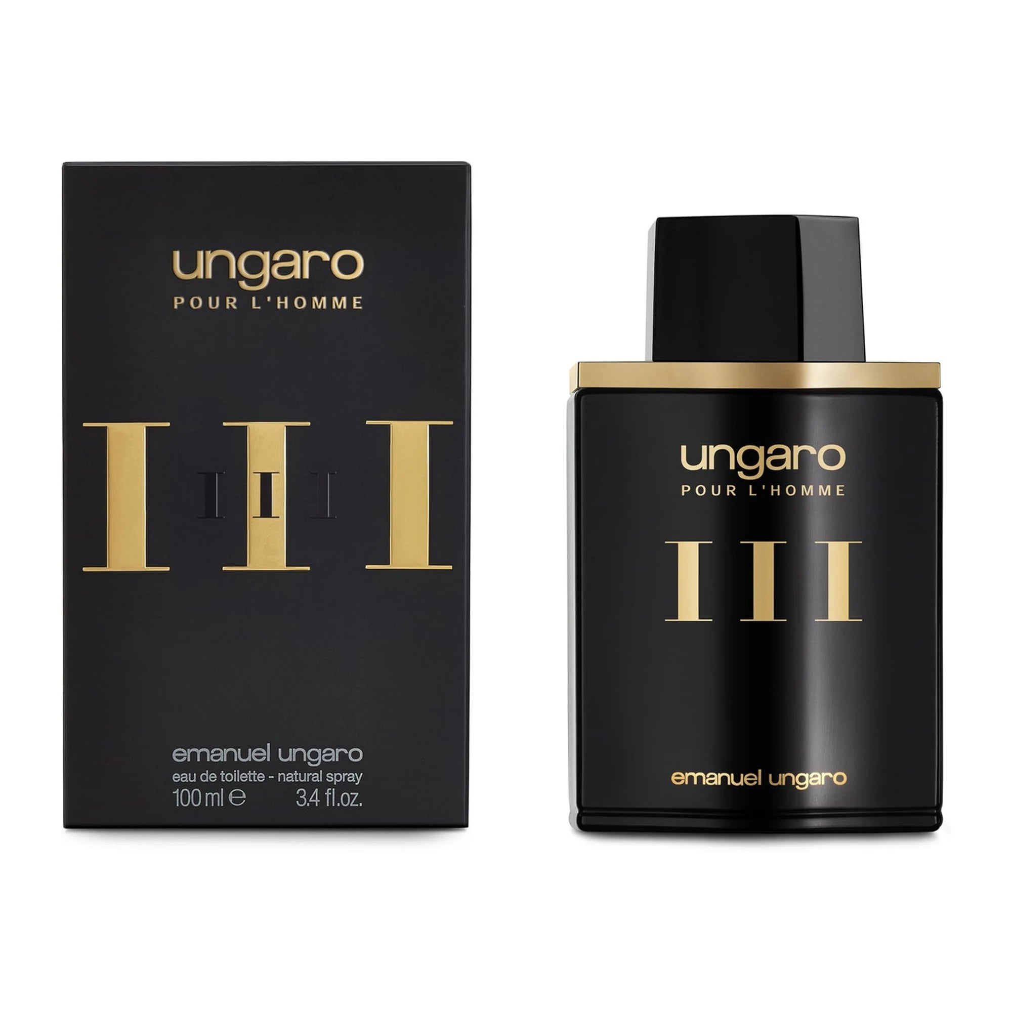 Emanuel Ungaro Ungaro Three 3.4 Eau de Toilette Spray for Men