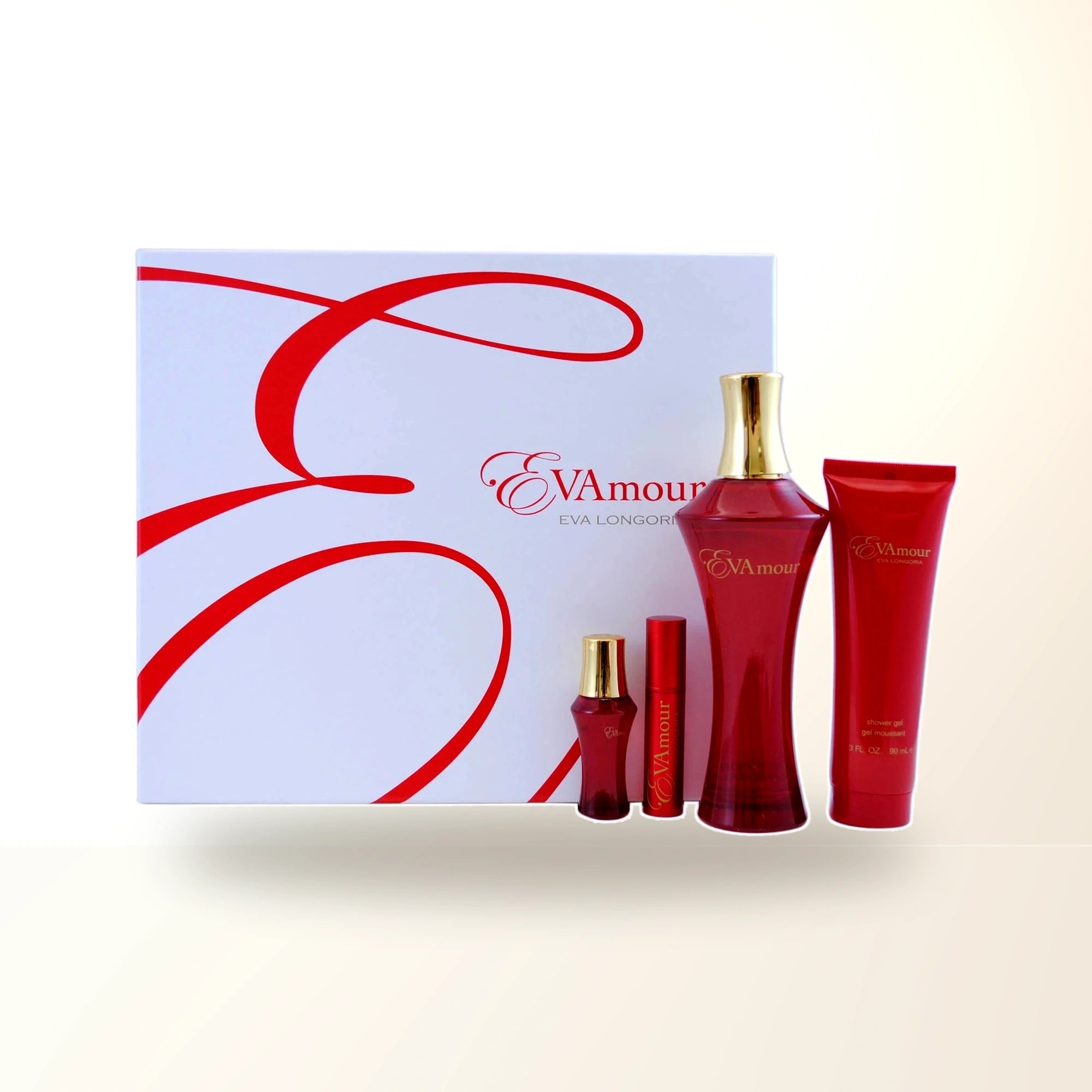Evamour Eva Longoria 4 Pcs Set For Women: 3.4 Eau De Parfum Spray + 3 Oz Shower Gel + 0.25 Eau De Parfum Rollerball + 0.25 Eau De Parfum Spray main product image