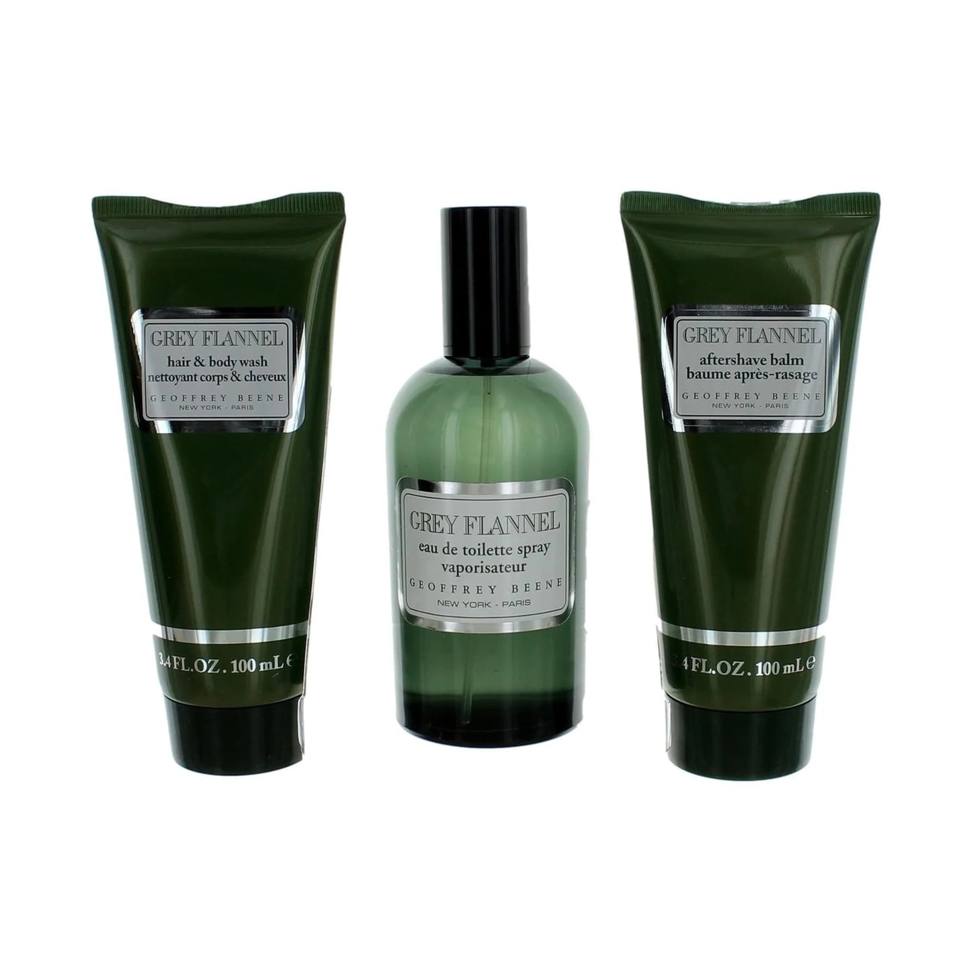 Geoffrey Beene Grey Flannel 3-Piece Gift Set for Men