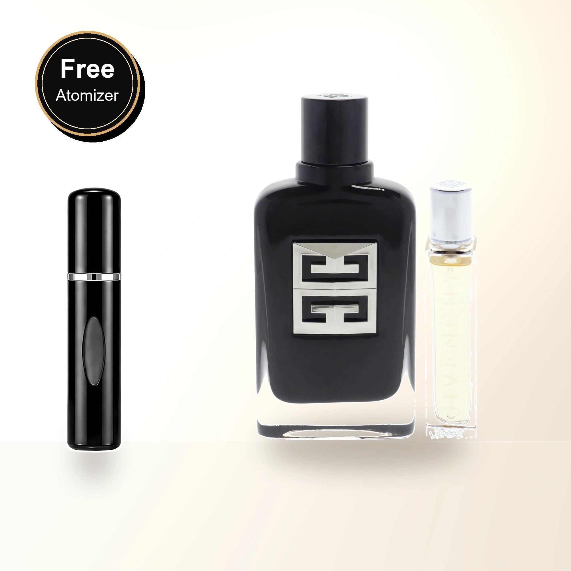 Givenchy Gentleman Society 2 Pcs Set: 3.3 Eau De Parfum Spray + 0.42 Eau De Parfum Spray with free atomizer bonus image