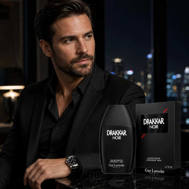 Guy Laroche Drakkar Noir EDT Spray For Men 6.7 oz (200 ml) lifestyle fragrance for men