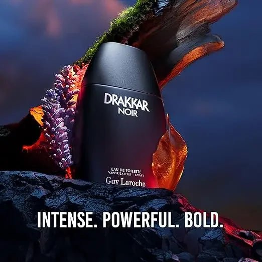Guy Laroche Drakkar Noir Long-Lasting Cologne for Men – Aromatic Fougere & Spicy Eau de Toilette Guy Laroche