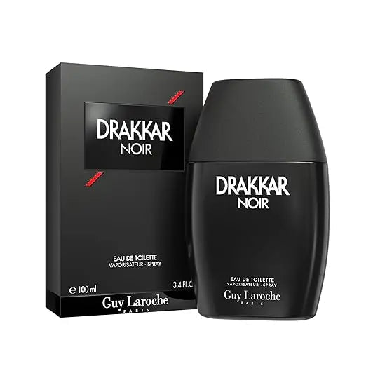 Guy Laroche Drakkar Noir Long-Lasting Cologne for Men – Aromatic Fougere & Spicy Eau de Toilette Guy Laroche