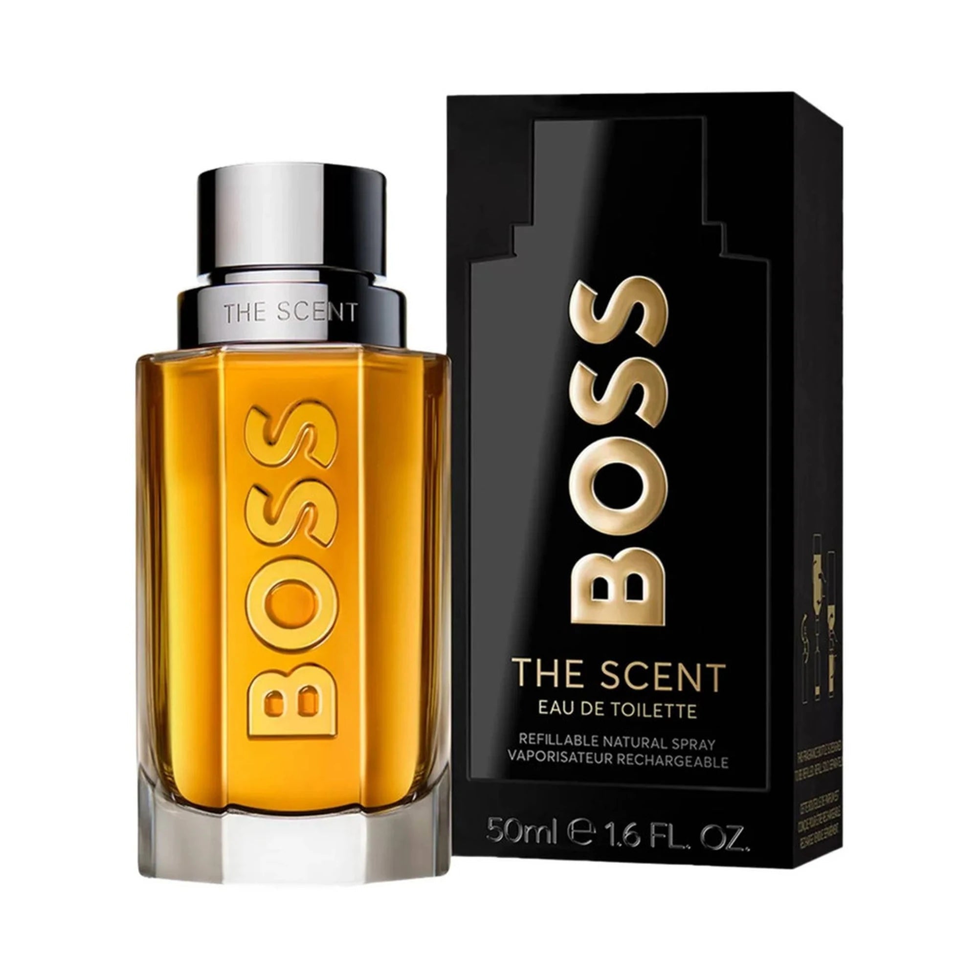 Hugo Boss The Scent 1.6 Eau de Toilette Spray Refillable for Men
