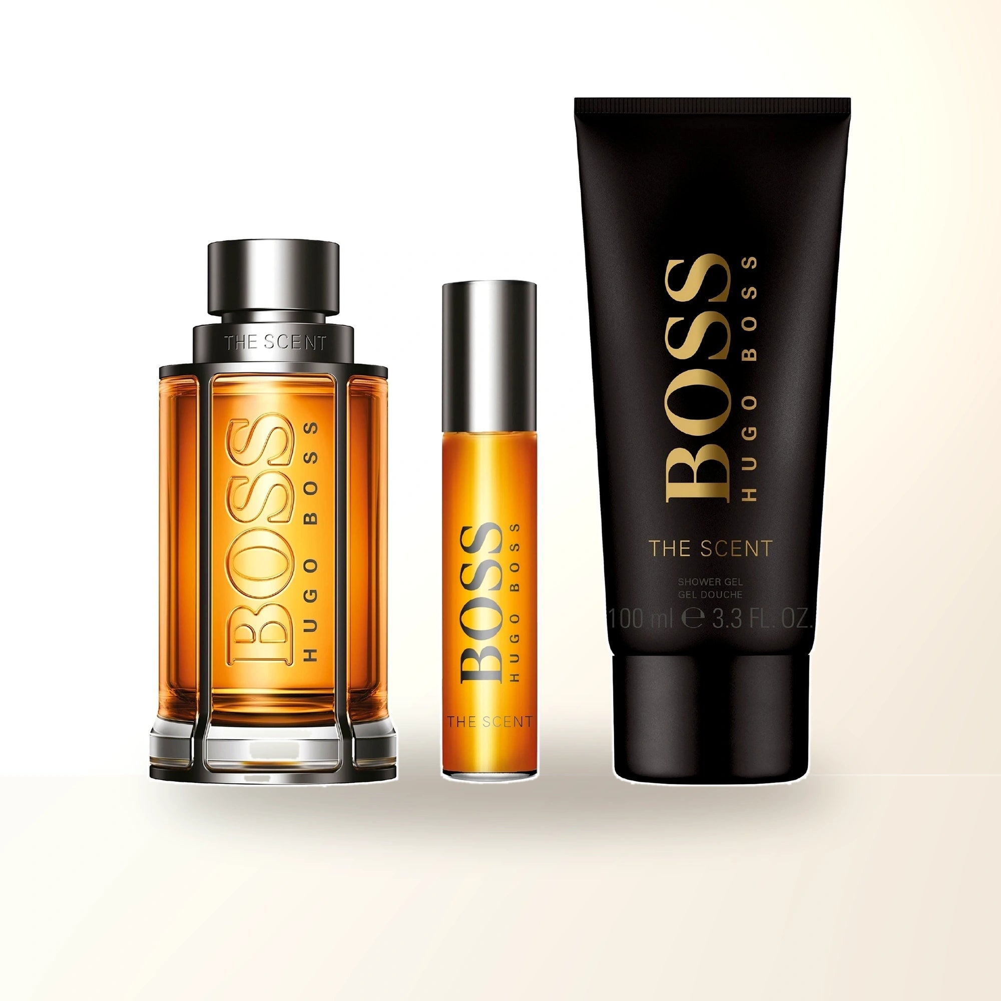 Hugo Boss The Scent 3 Pcs Set For Men: 3.3 Eau De Toilette Spray + 0.33 Eau De Toilette Spray + 3.3 Shower Gel main product image
