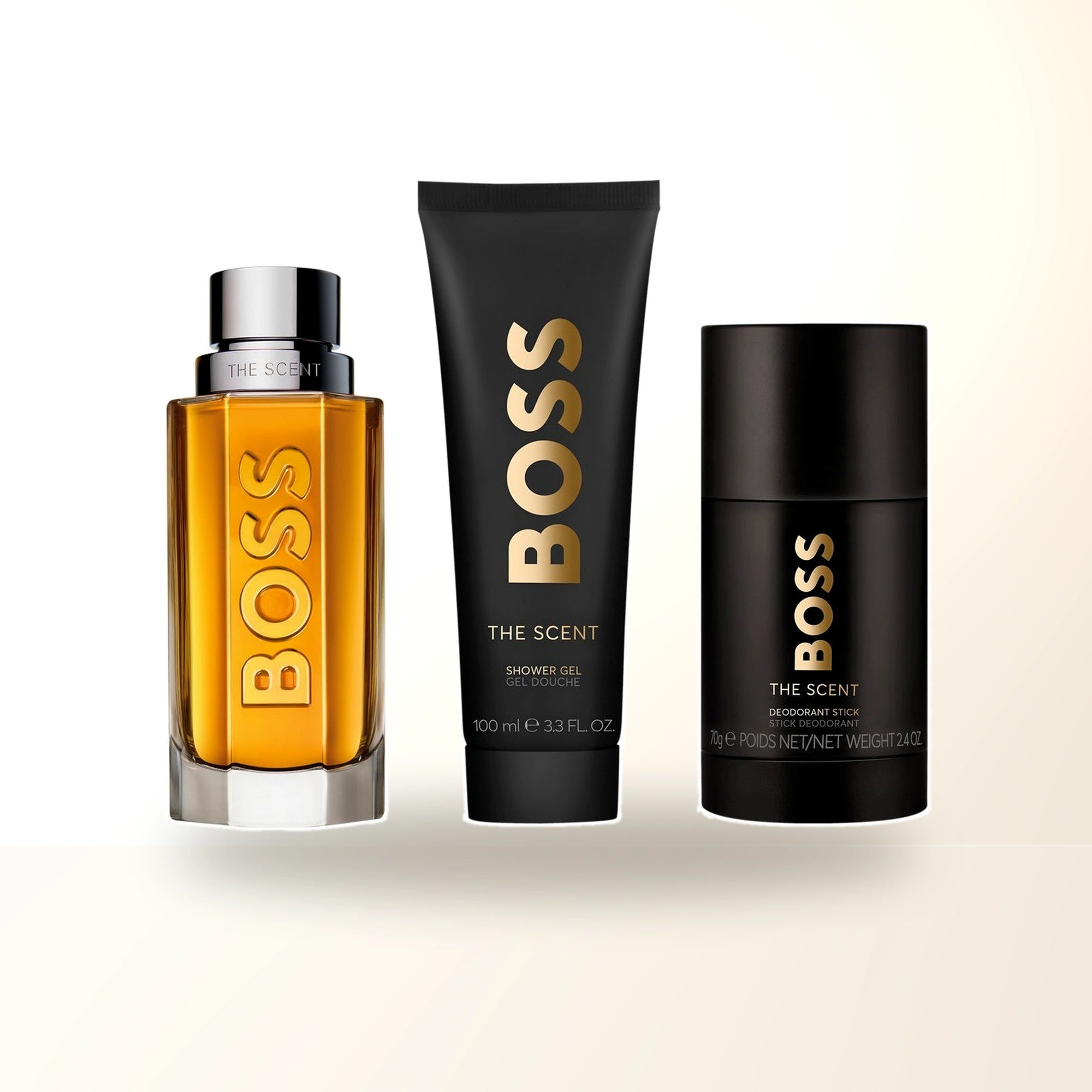 Hugo Boss The Scent 3 Pcs Set For Men: 3.3 Eau De Toilette Spray + 3.3 Shower Gel + 2.4 Deodorant Stick main product image