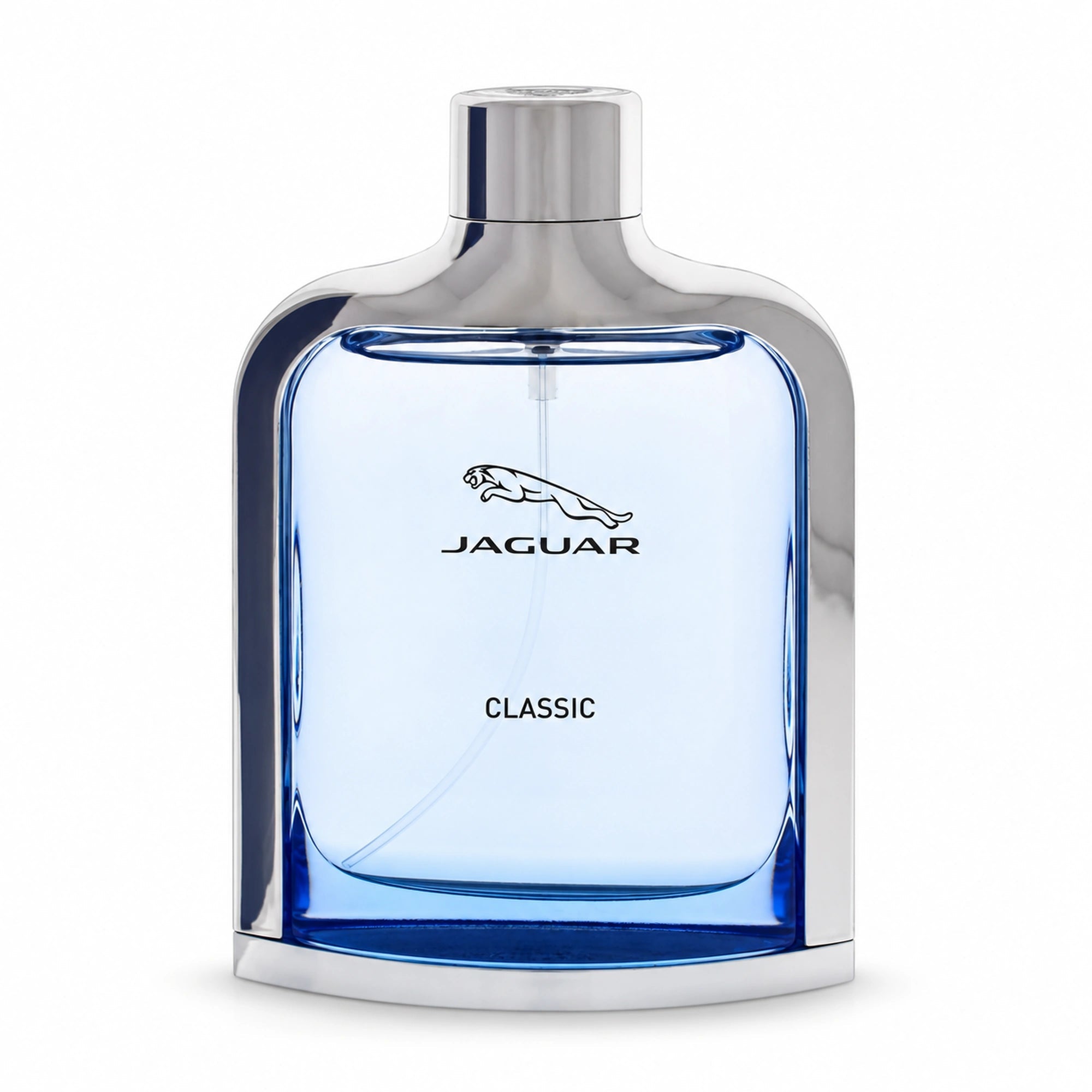 Jaguar Classic Blue eau de toilette 100ml bottle on a white background