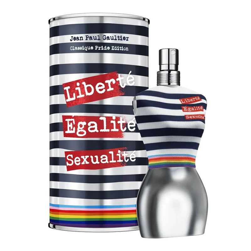 Jean Paul Gaultier Classique Pride Edition 2022 3.4 oz (100ml) bottle and presentation tin