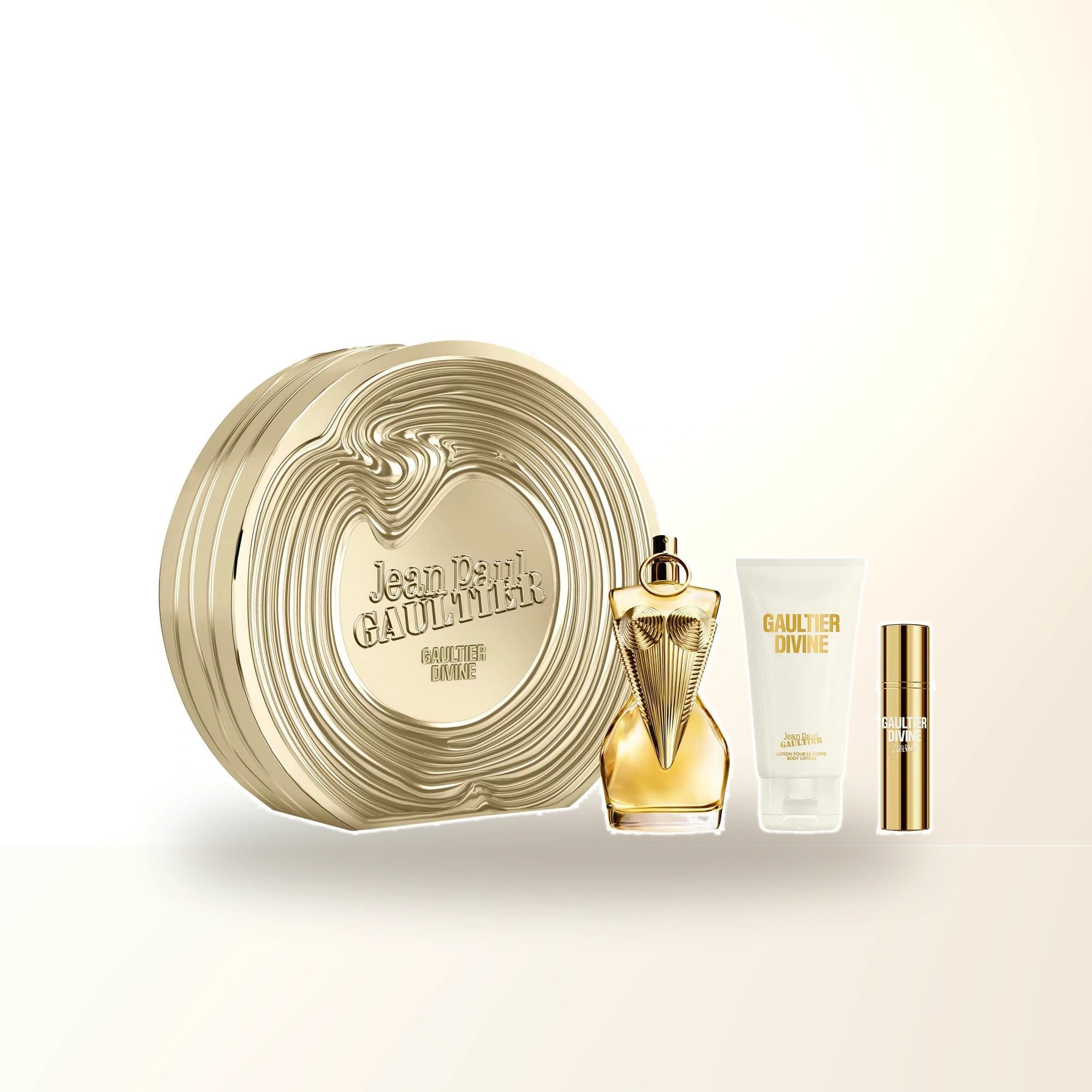 Jean Paul Gaultier Divine 3 Pcs Set For Women: 3.4 Eau De Parfum Spray + 2.5 Body Lotion + 0.34 Eau De Parfum Spray main product image