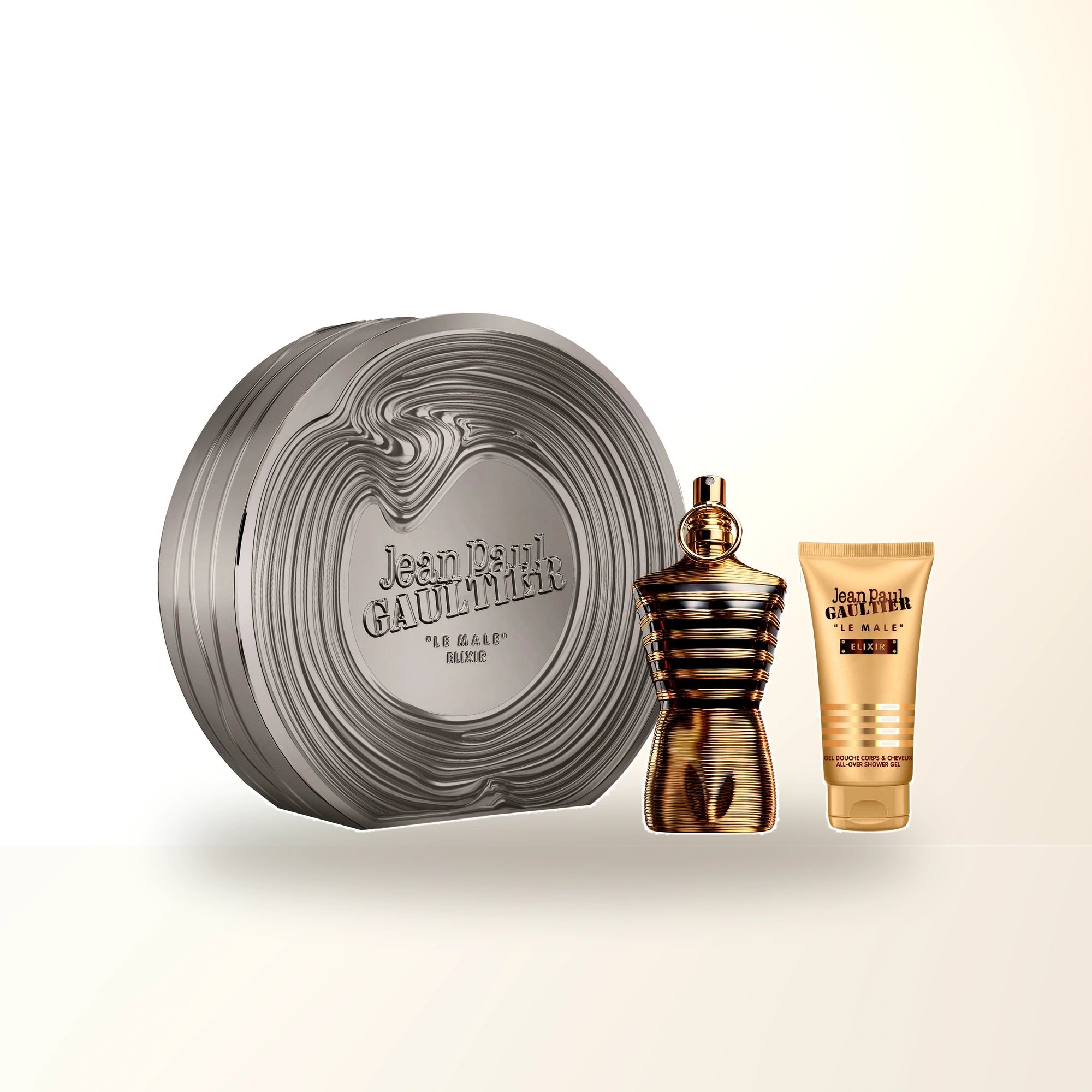 Jean Paul Gaultier Le Male Elixir 2 Pcs Set: 4.2 Parfum Spray + 2.5 Shower Gel. main product image