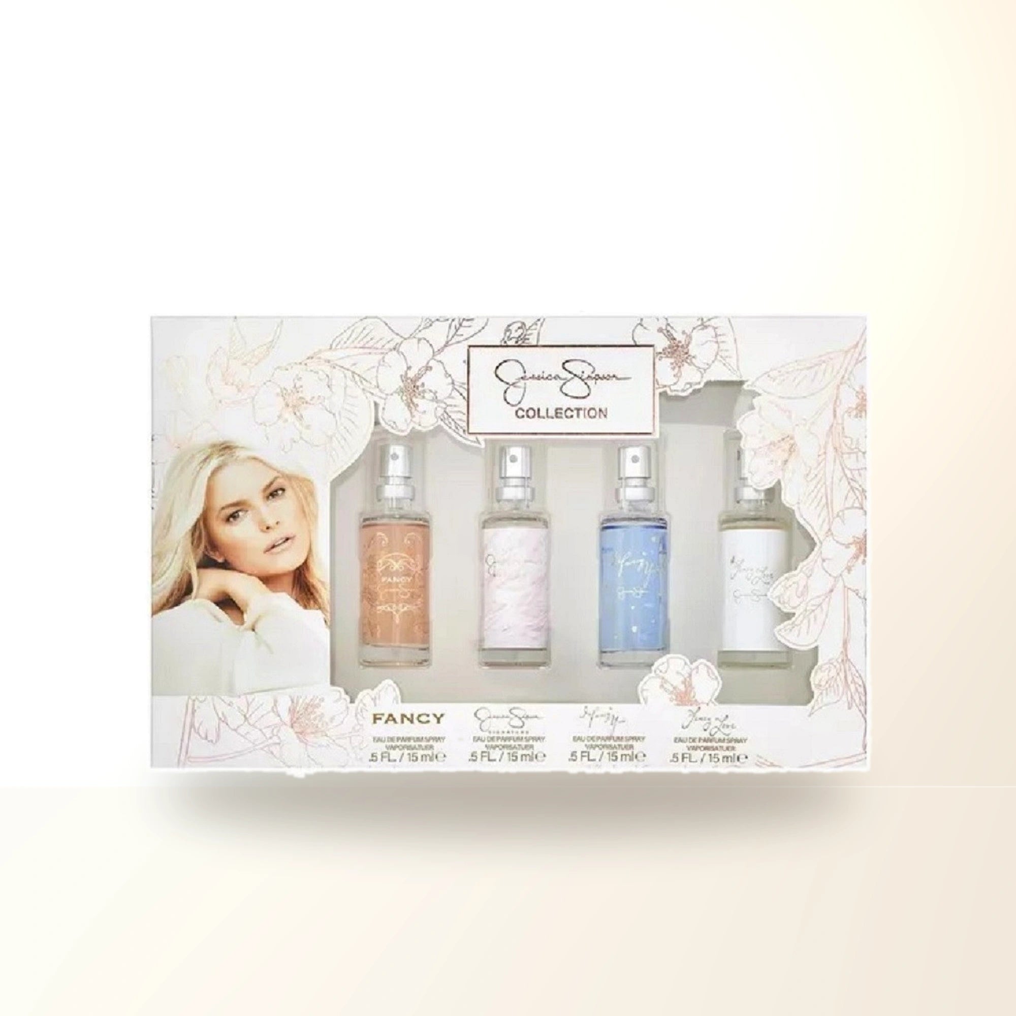 Jessica Simpson 4 Pcs X 0.5 Eau De Parfum Spray Set For Women: Fancy + Signature + I Fancy You + Fancy Love main product image