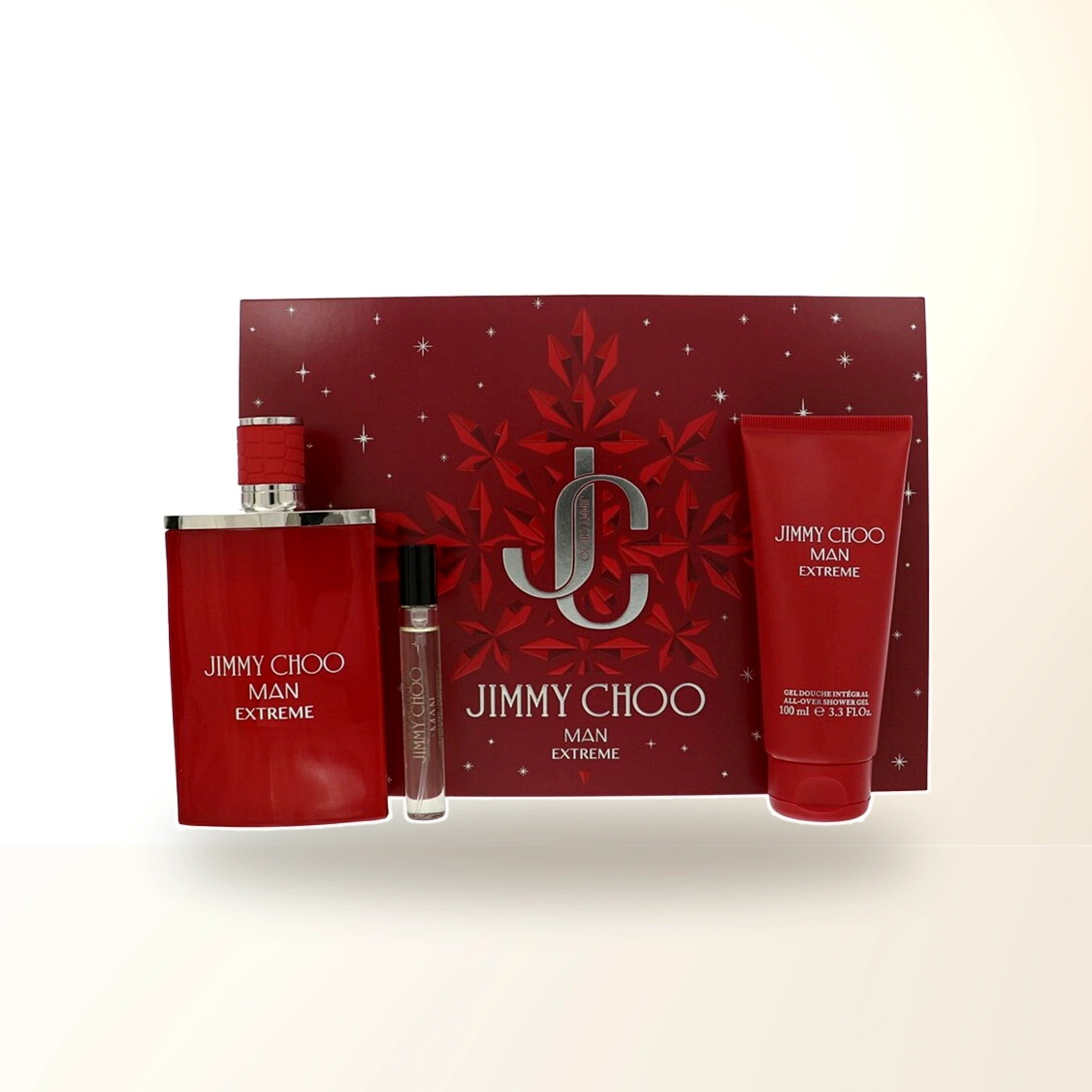Jimmy Choo Man Extreme 3 Pcs Set: 3.3 Eau De Parfum Spray + 0.25 Eau De Parfum Spray + 3.3 Shower Gel. main product image