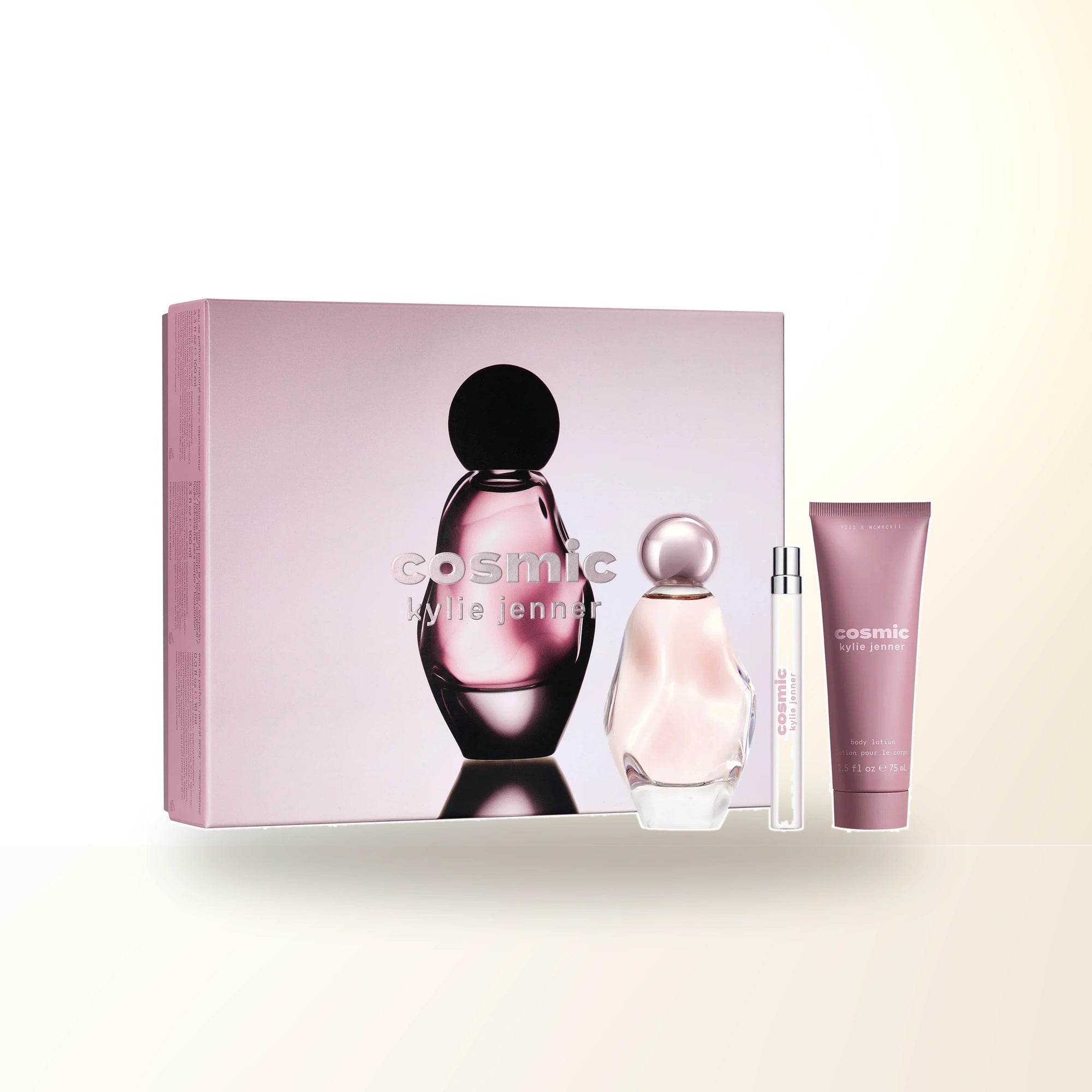 Kylie Jenner Cosmic 3 Pcs Set For Women: 3.3 Eau De Parfum Spray + 0.33 Eau De Parfum Spray + 2.5 Body Lotion main product image