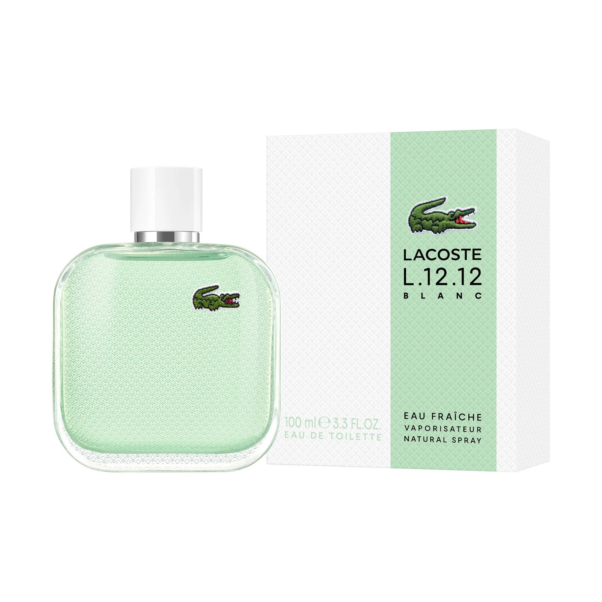 Lacoste L.12.12 Blanc Eau Fraiche 3.3 Eau de Toilette Spray for Men