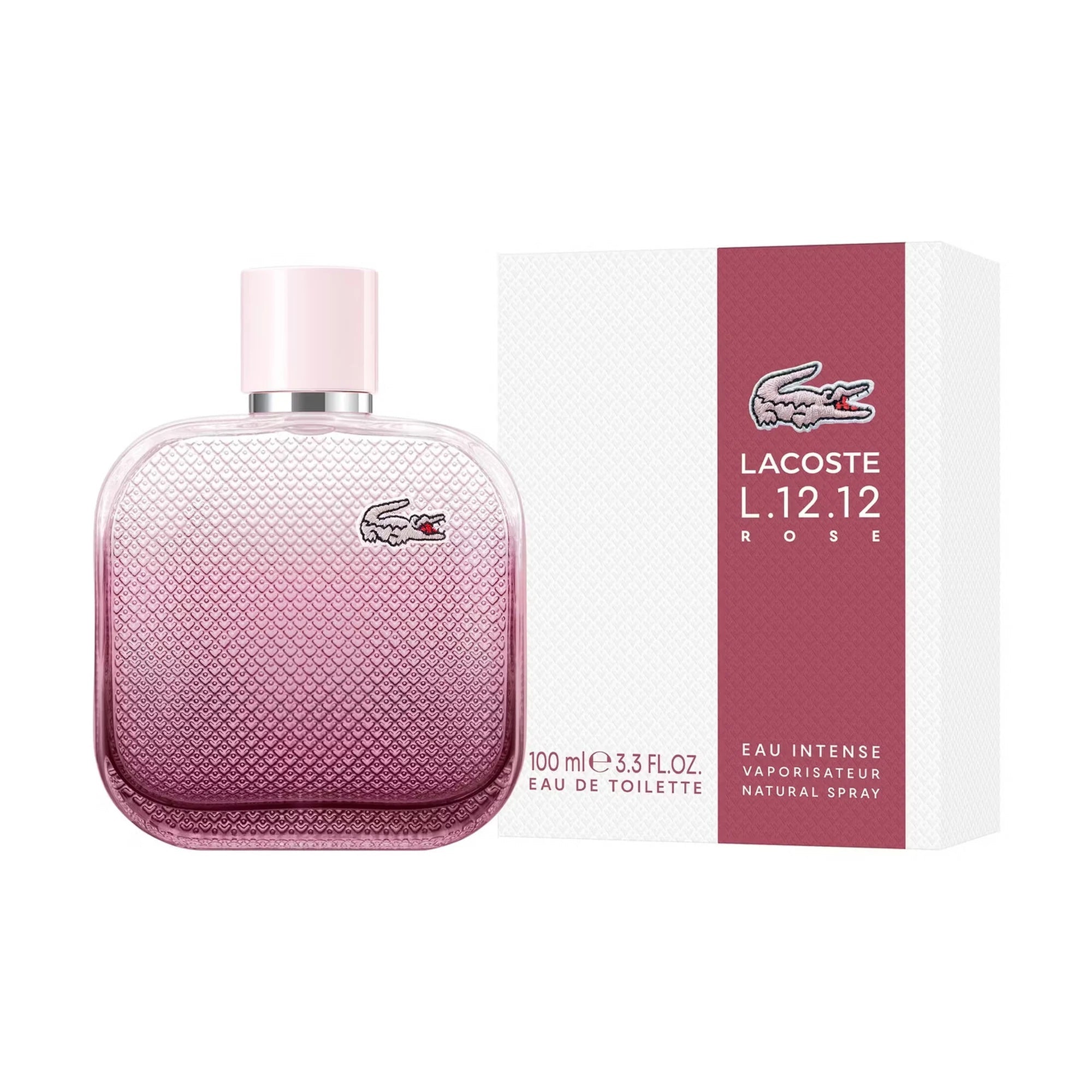 Lacoste L.12.12 Rose Eau Intense 3.3 Eau de Toilette Spray for Women