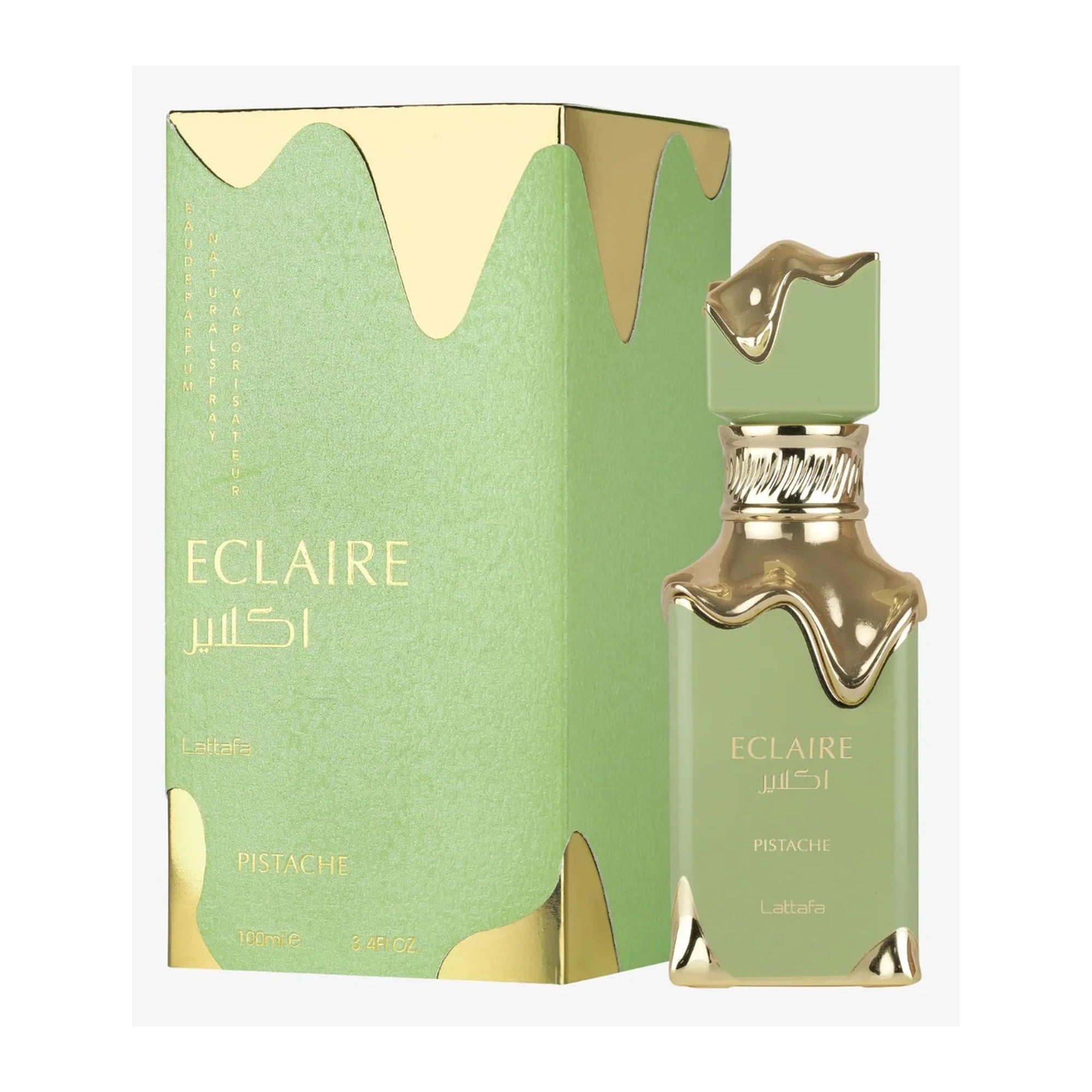 Lattafa Eclaire Pistache 3.4 Eau de Parfum Spray for Unisex