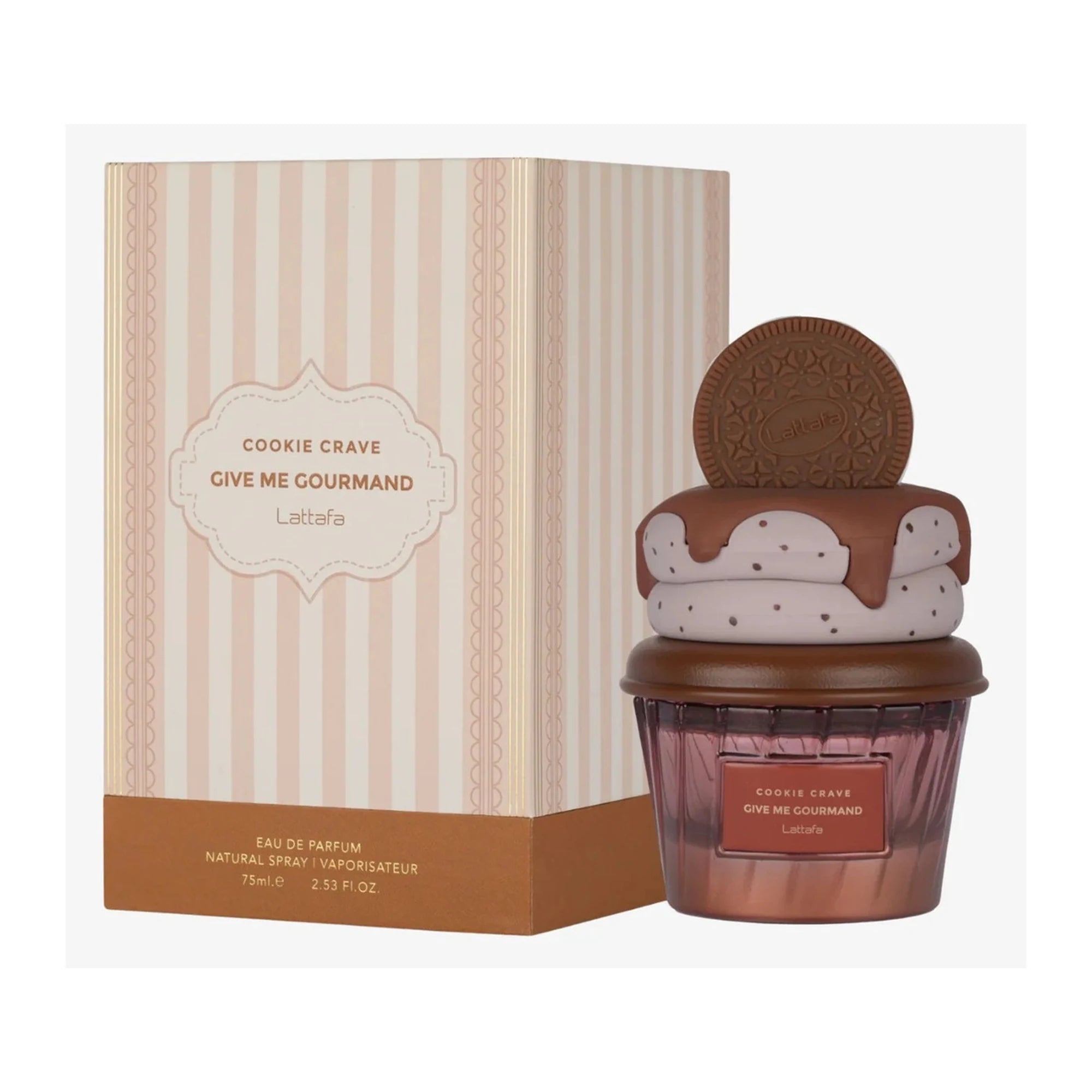 Lattafa Give Me Gourmand Cookie Crave 2.53 Eau de Parfum Spray for Unisex