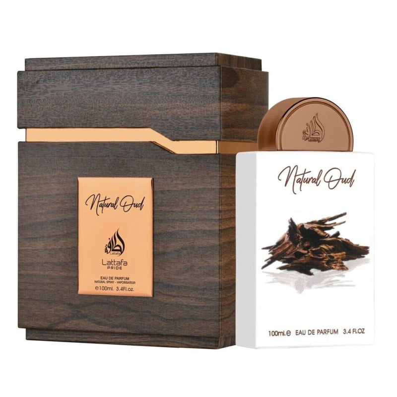 Lattafa Natural Oud 3.4 Eau de Parfum Spray for Unisex