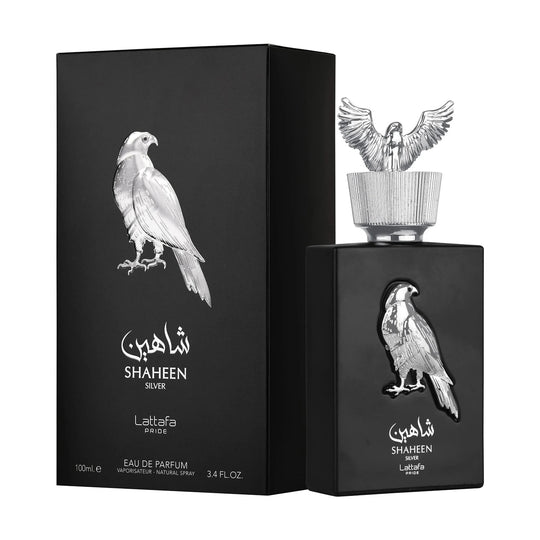 Lattafa Shaheen Silver 3.4 Eau de Parfum Spray for Unisex