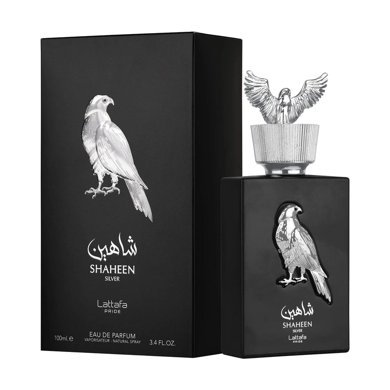 Lattafa Shaheen Silver 3.4 Eau de Parfum Spray for Unisex