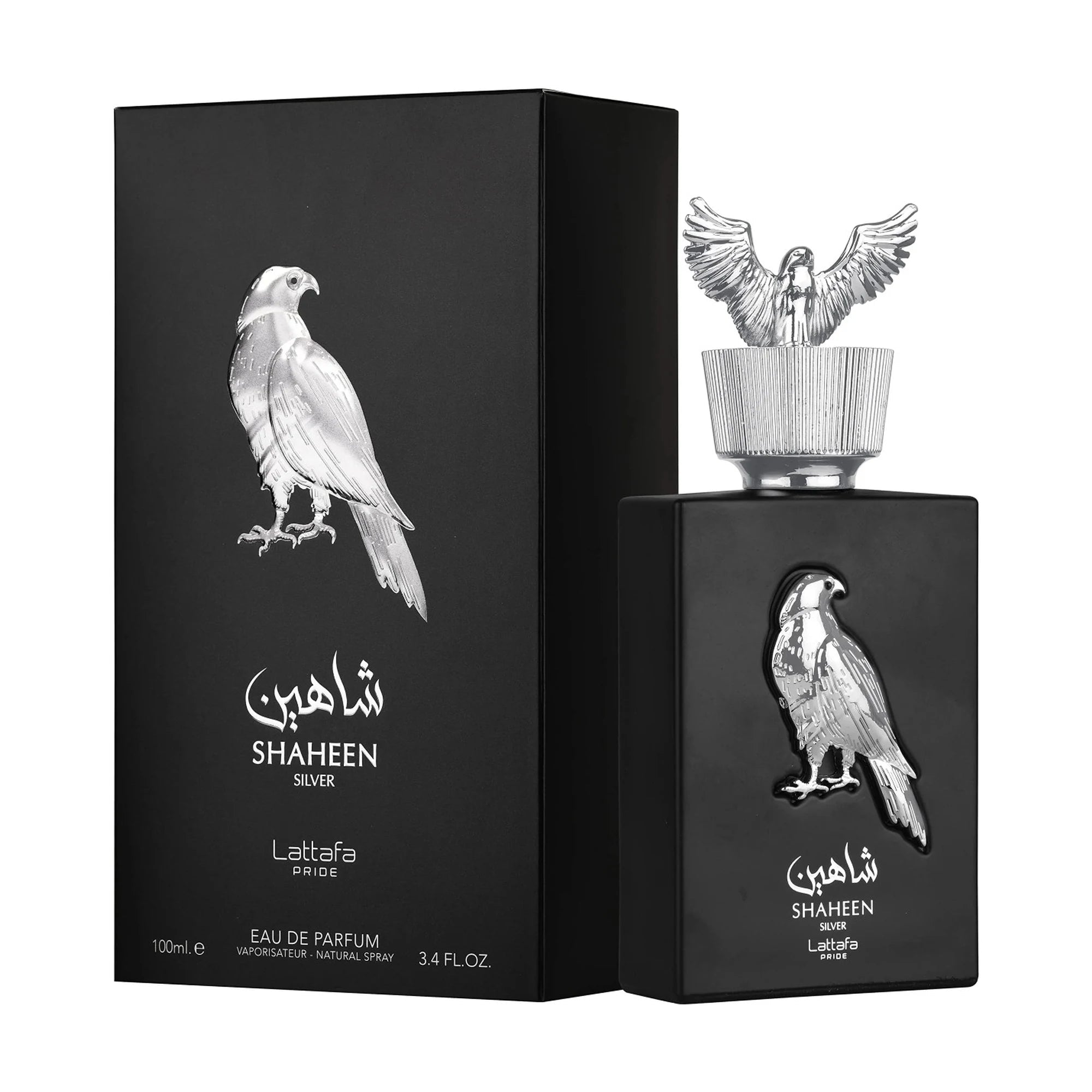 Lattafa Shaheen Silver 3.4 Eau de Parfum Spray for Unisex