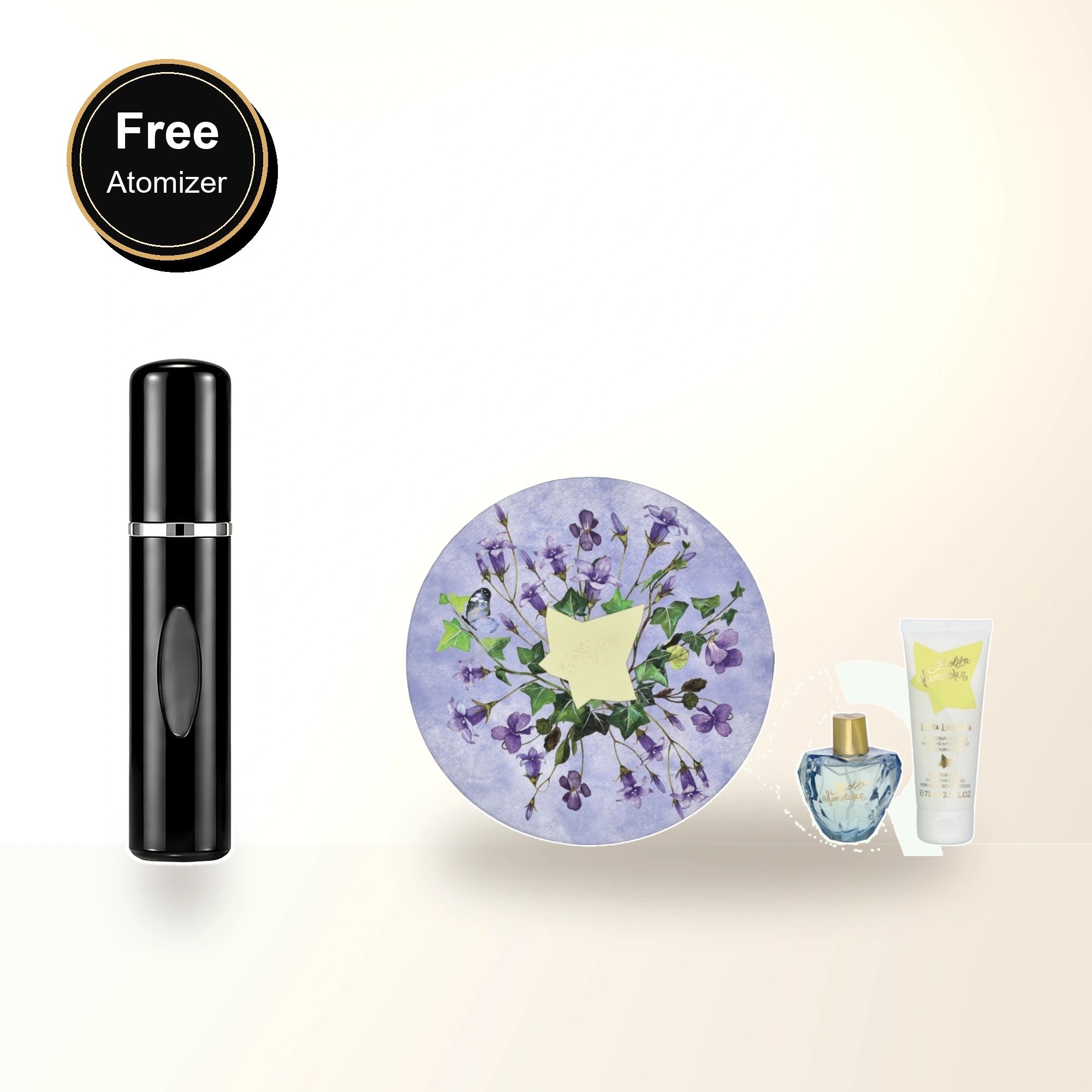 Lolita Lempicka Mon Premier 2 Pcs Set For Women: 1.7 Eau De Parfum Spray + 2.5 Body Lotion with free atomizer bonus image