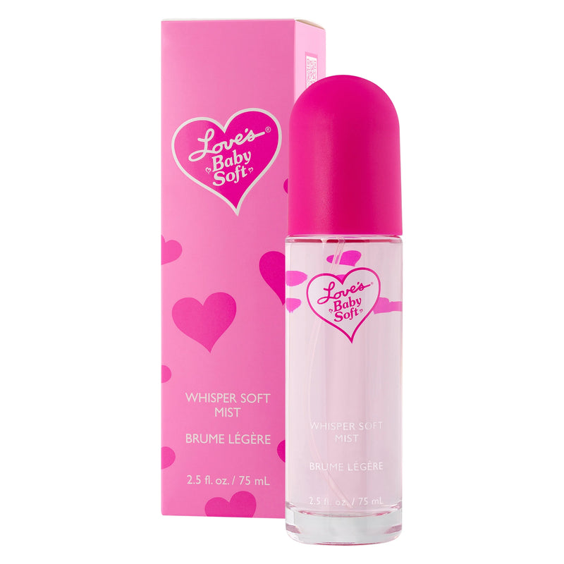 Love’s Baby Soft Whisper Soft 2.5 fl oz (75ml) bottle and box