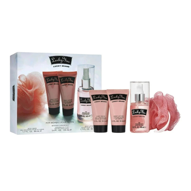 Lucky Brand Lucky You 4 PCS Body Care Set for Women