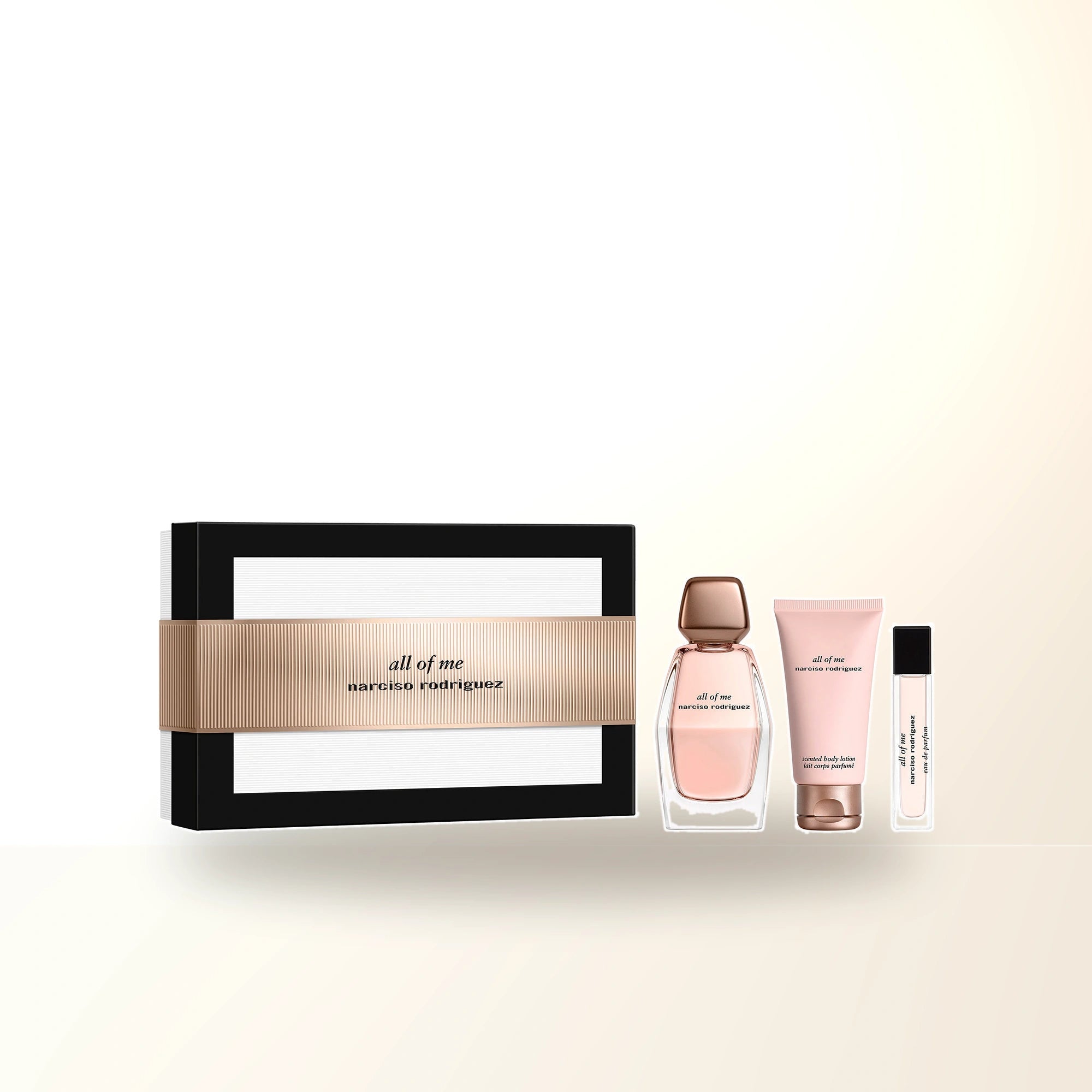 Narciso Rodriguez All Of Me 3 Pcs Set For Women: 3 Oz Eau De Parfum Spray + 0.33 Eau De Parfum Spray + 1.6 Body Lotion main product image
