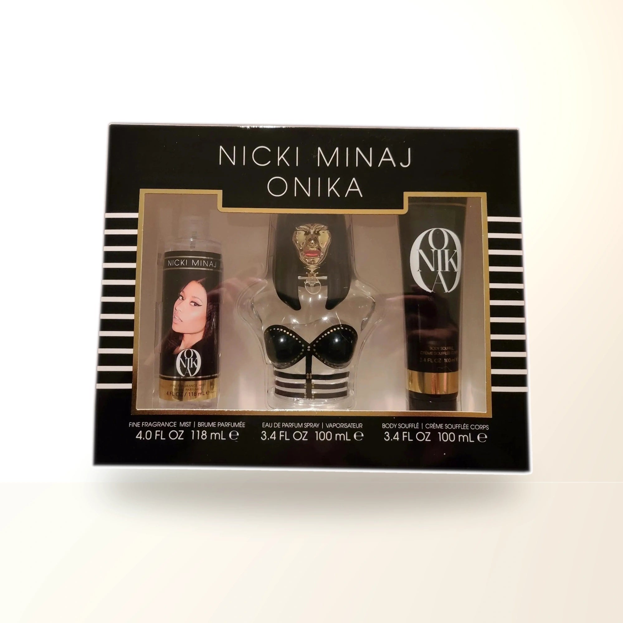 Nicki Minaj Onika 3 Pcs Set For Women: 3.4 Eau De Parfum Spray + 3.4 Body Lotion + 1.7 Body Mist main product image