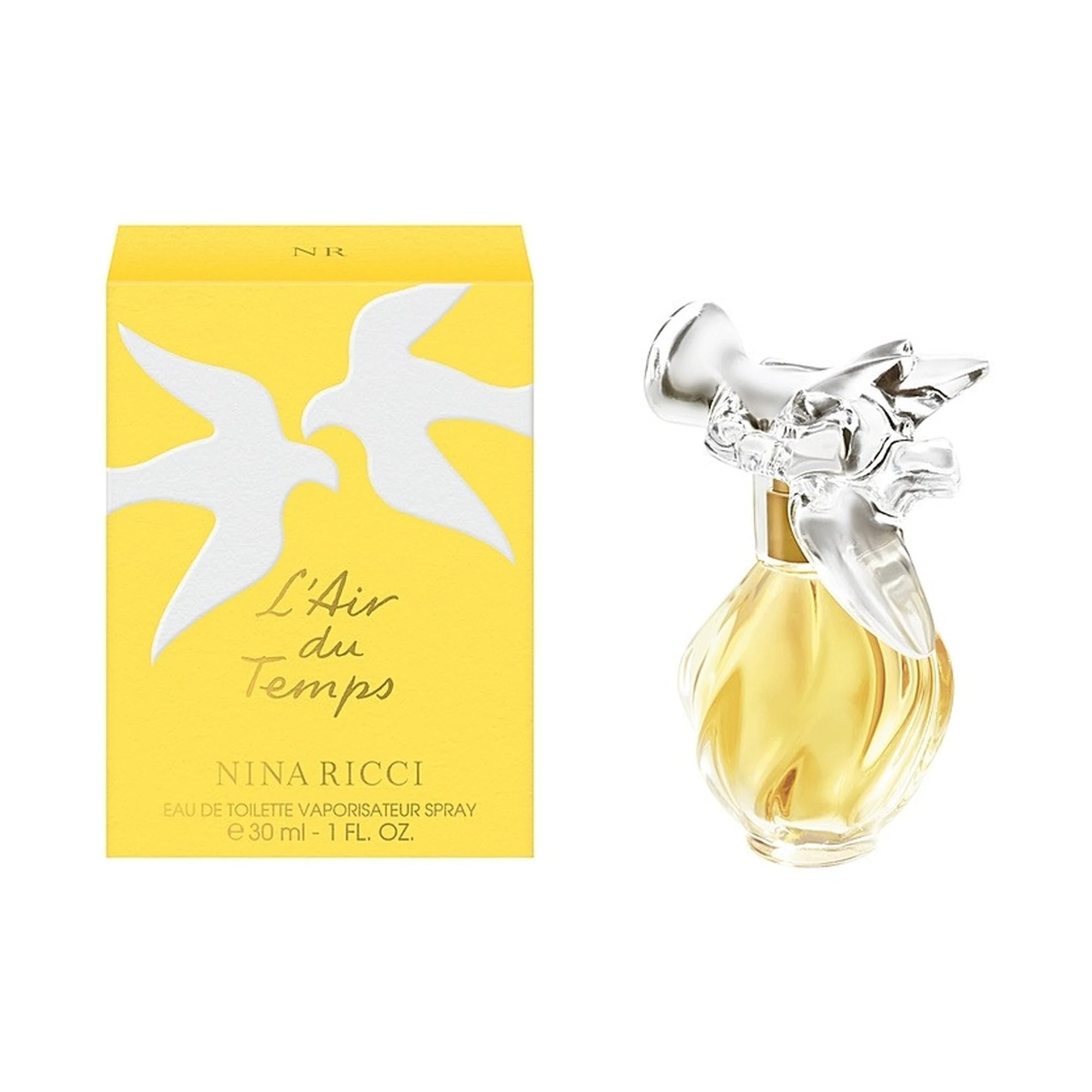 Nina Ricci L'Air Du Temps 1 Oz Eau de Toilette Spray (Glass Bottle Dove Cap) for Women