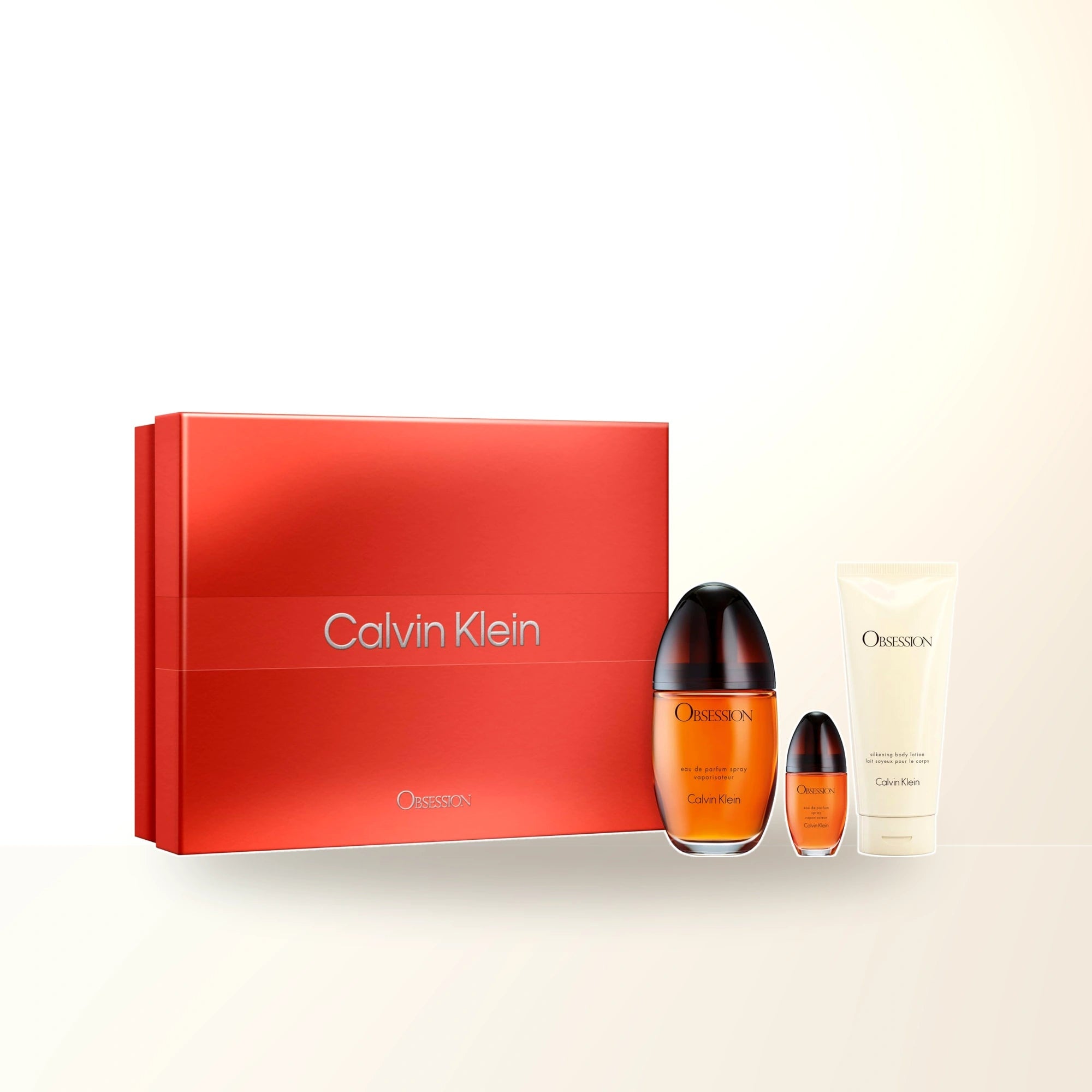 Obsession 3 Pcs Set For Women: 3.4 Eau De Parfum Spray + 3.3 Body Lotion + 0.5 Eau De Parfum Spray main product image