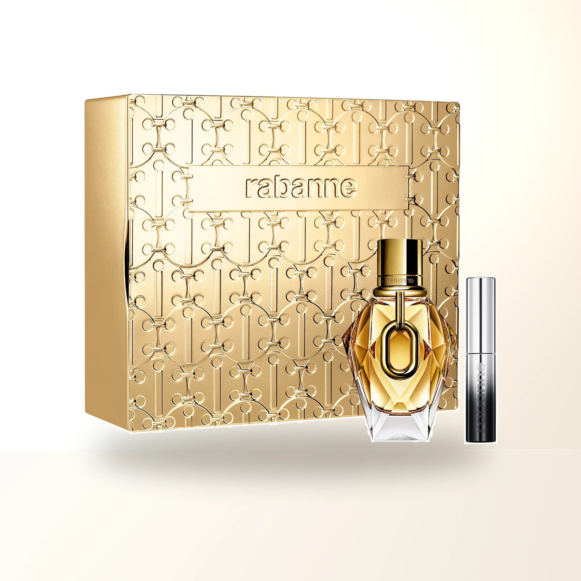 Paco Rabanne Million Gold 2 Pcs Set For Women: 1.7 Eau De Parfum Spray + Eyephoria 0.15 Mascara main product image