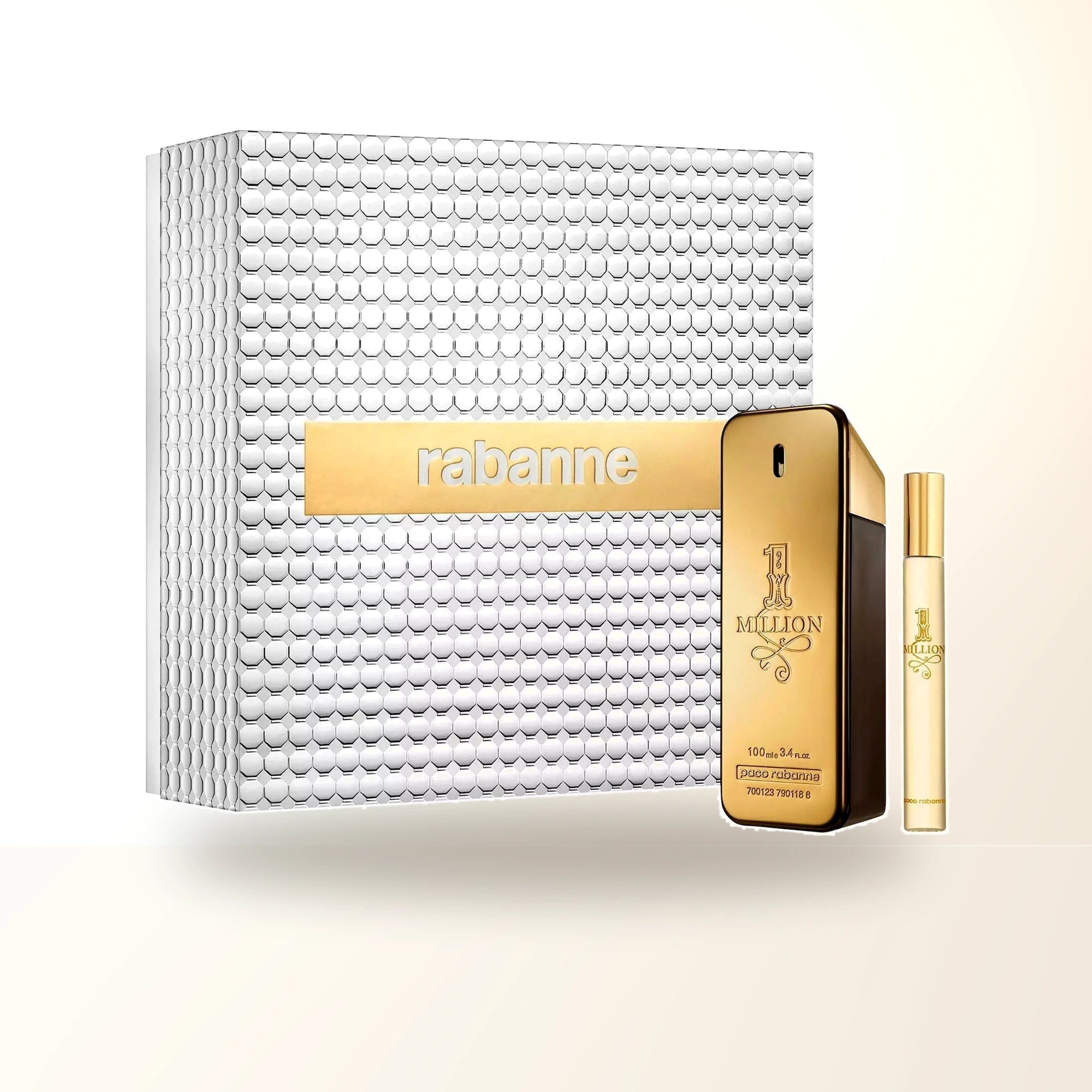 Paco Rabanne One Million 2 Pcs Set For Men: 3.4 Eau De Toilette Spray + 0.68 Eau De Toilette Spray main product image