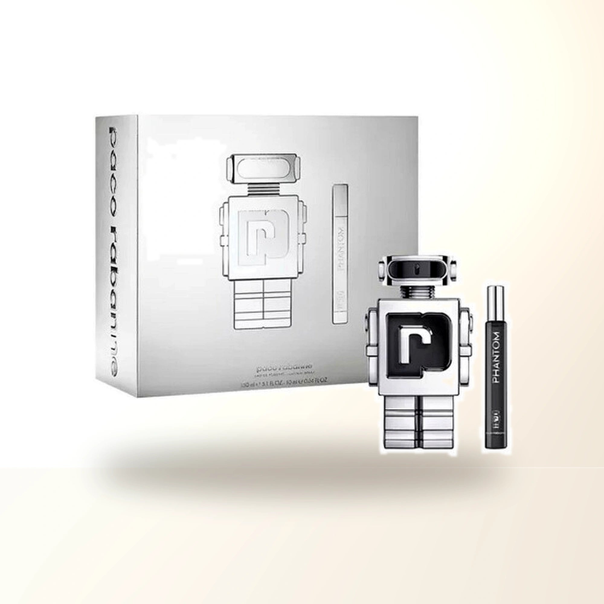 Paco Rabanne Phantom 2 Pcs Set For Men: 5.1 Eau De Toilette Spray + 0.34 Eau De Toilette Spray main product image