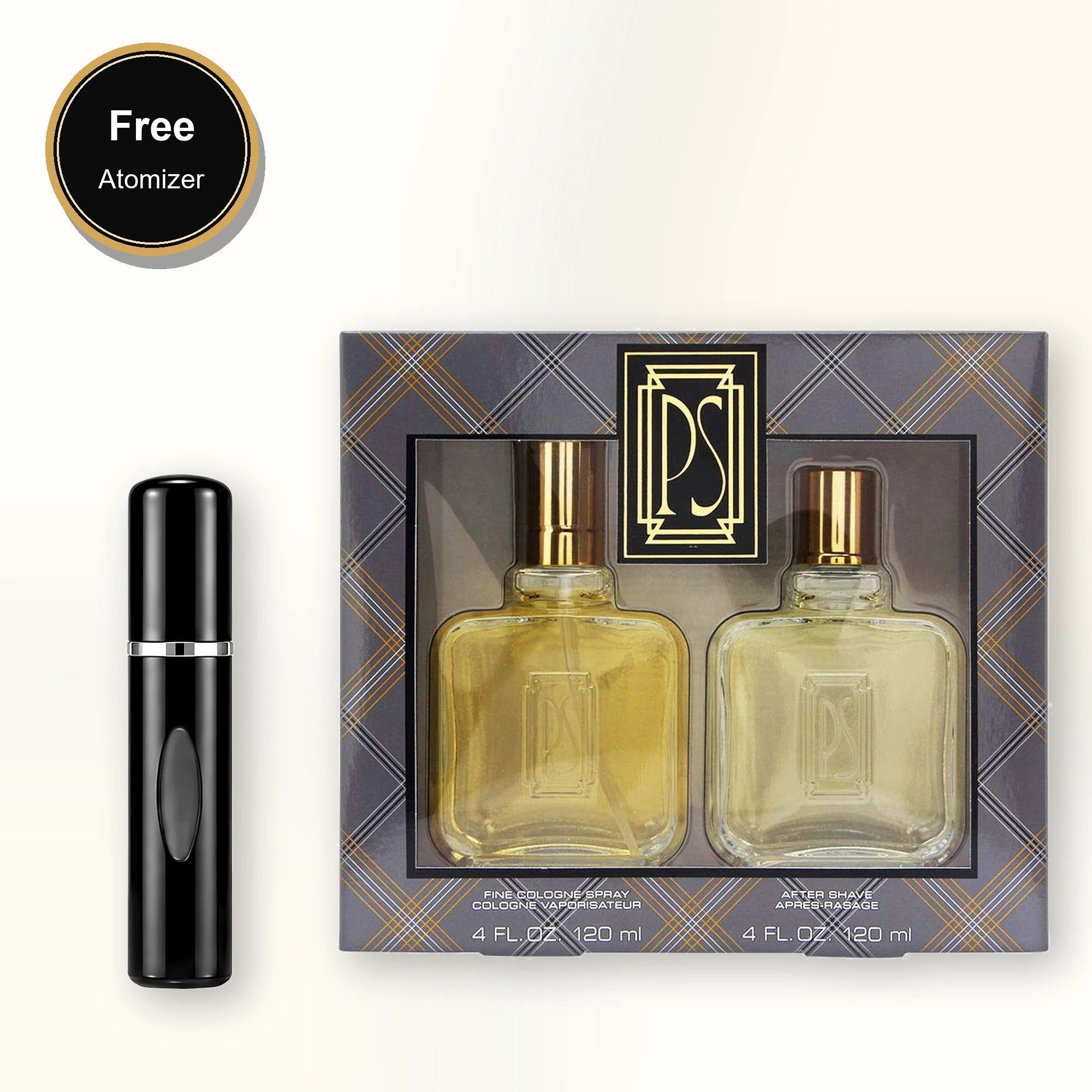 Paul Sebastian 2 Pcs Set For Men: Fine Cologne 4 Oz Cologne Spray + 4 Oz After Shave with free atomizer bonus image