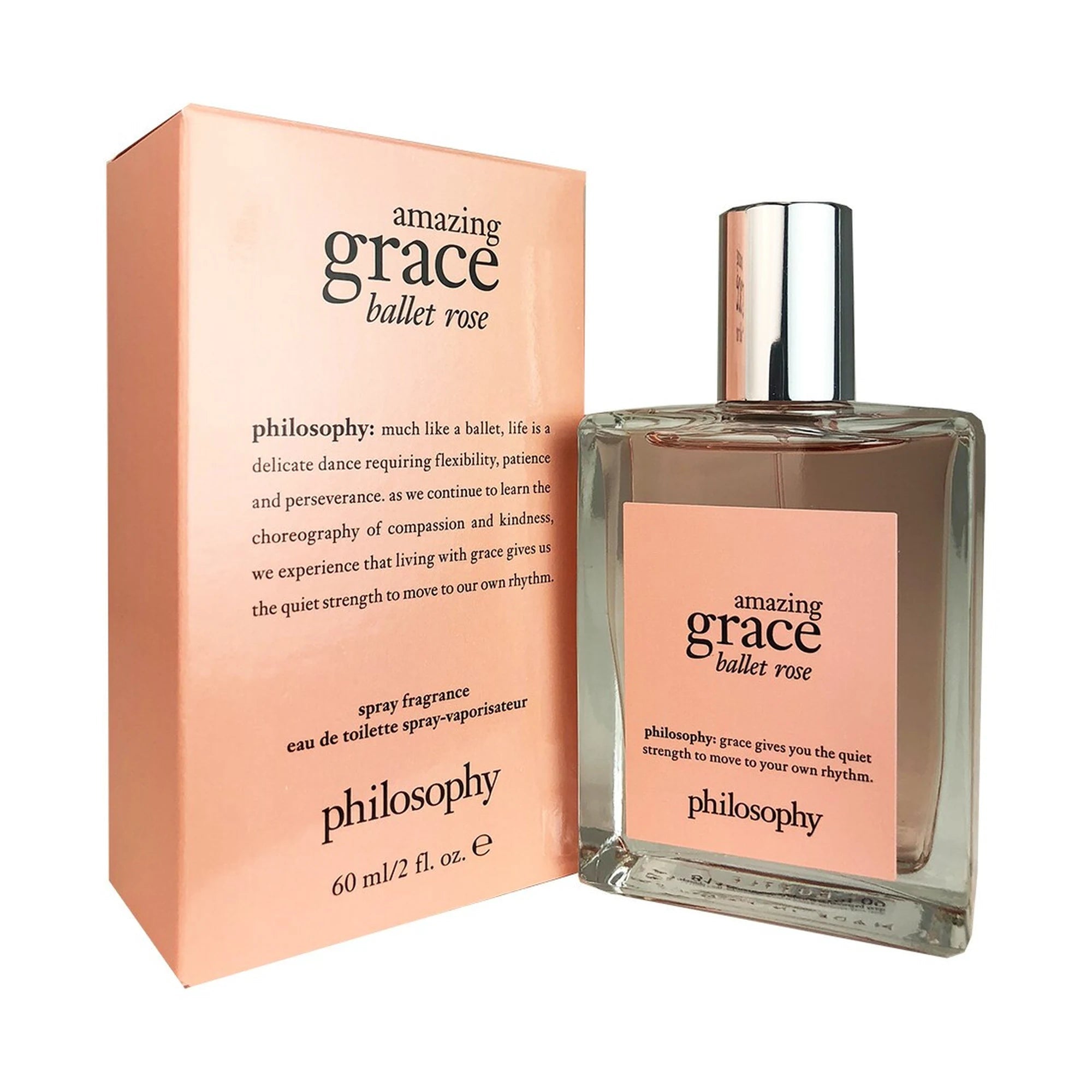 Philosophy Amazing Grace Ballet Rose 2Oz Eau de Toilette Spray for Women