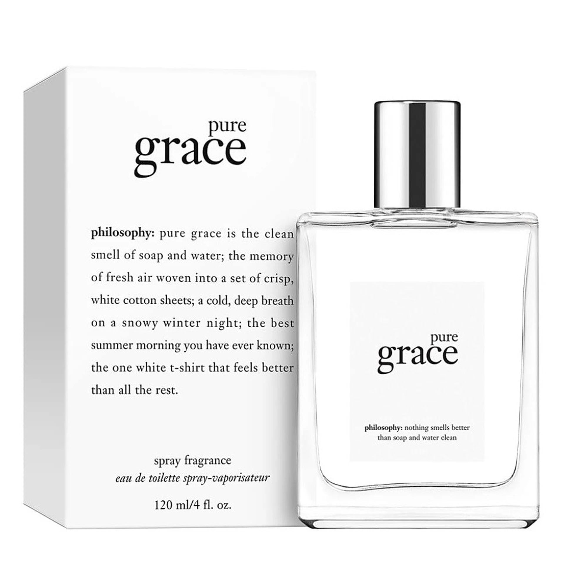 Philosophy Pure Grace 4 Oz Eau de Toilette Spray for Women