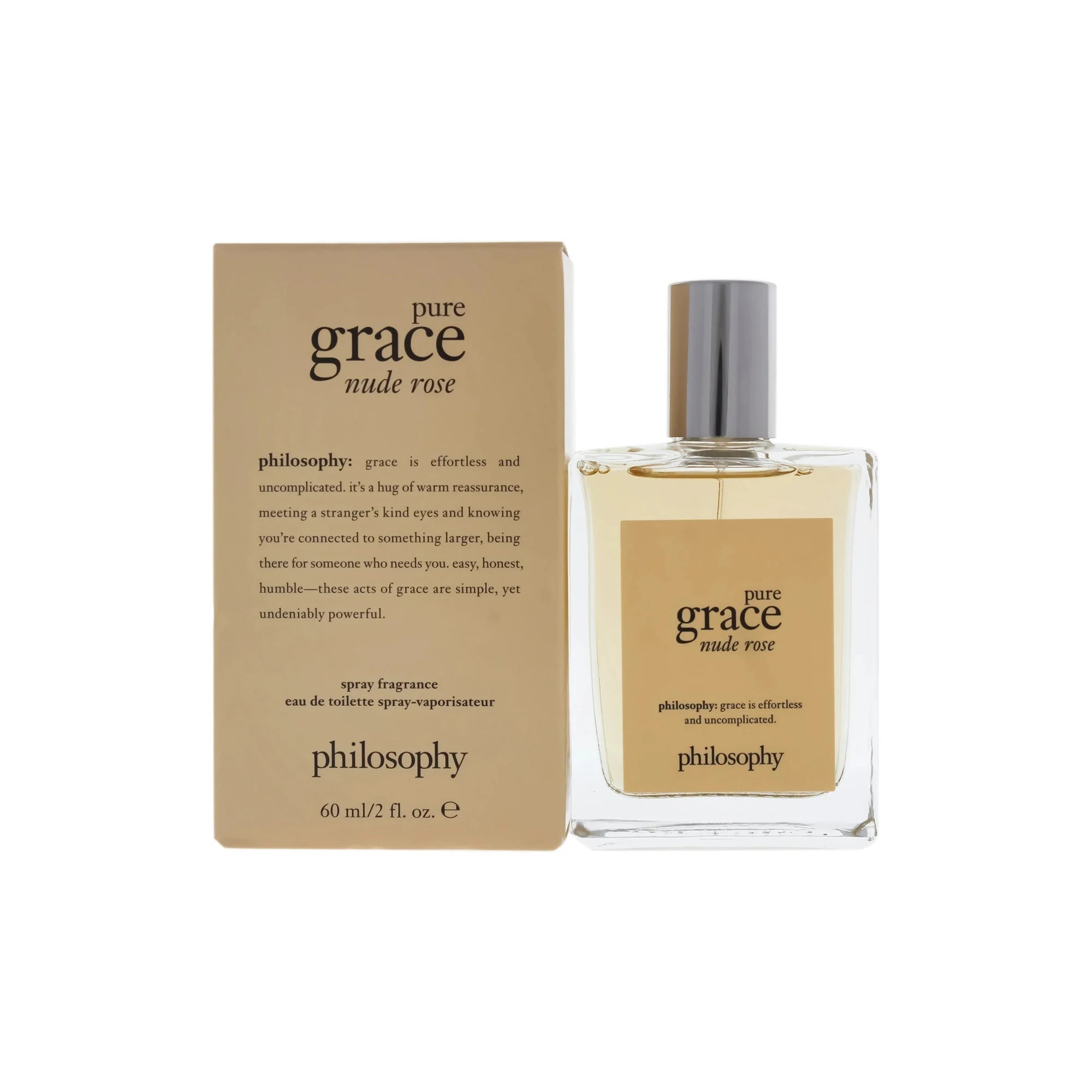 Philosophy Pure Grace Nude Rose 2 Oz Eau de Toilette Spray for Women