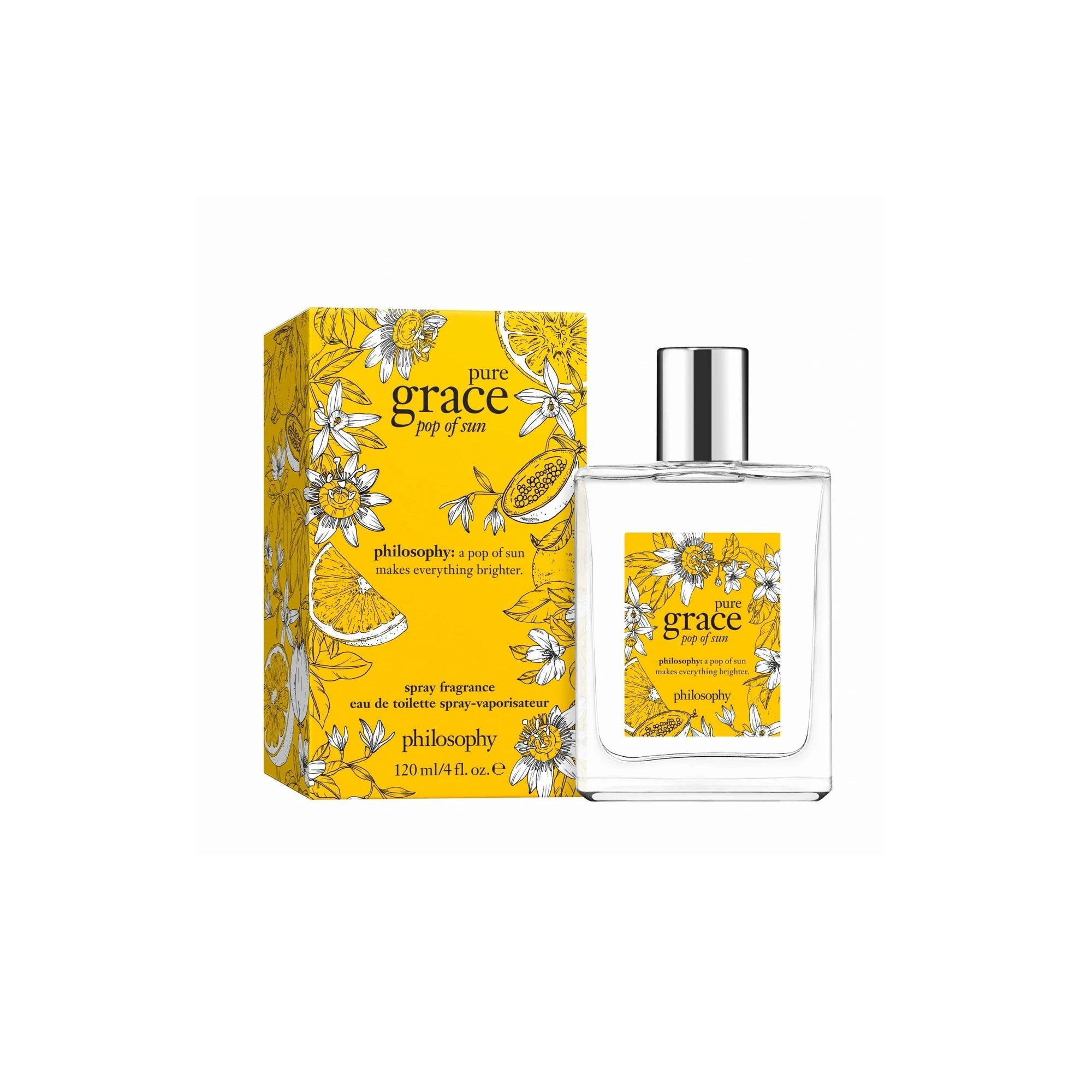 Philosophy Pure Grace Pop Of Sun 4 Oz Eau de Toilette Spray for Women