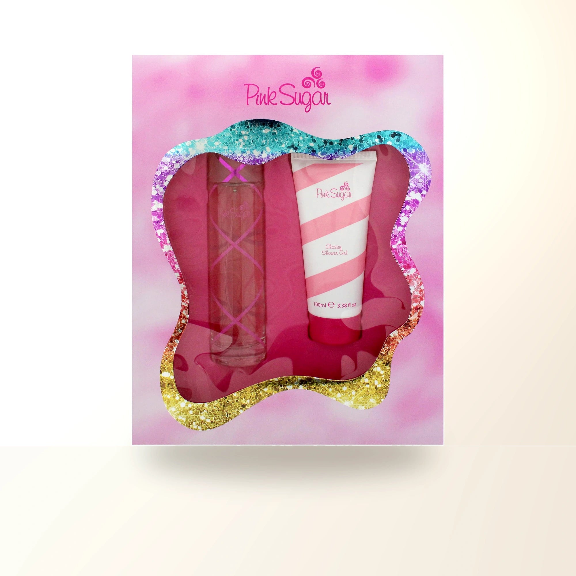 Pink Sugar 2 Pcs Set For Women: 3.4 Eau De Toilette Spray + 3.4 Shower Gel main product image