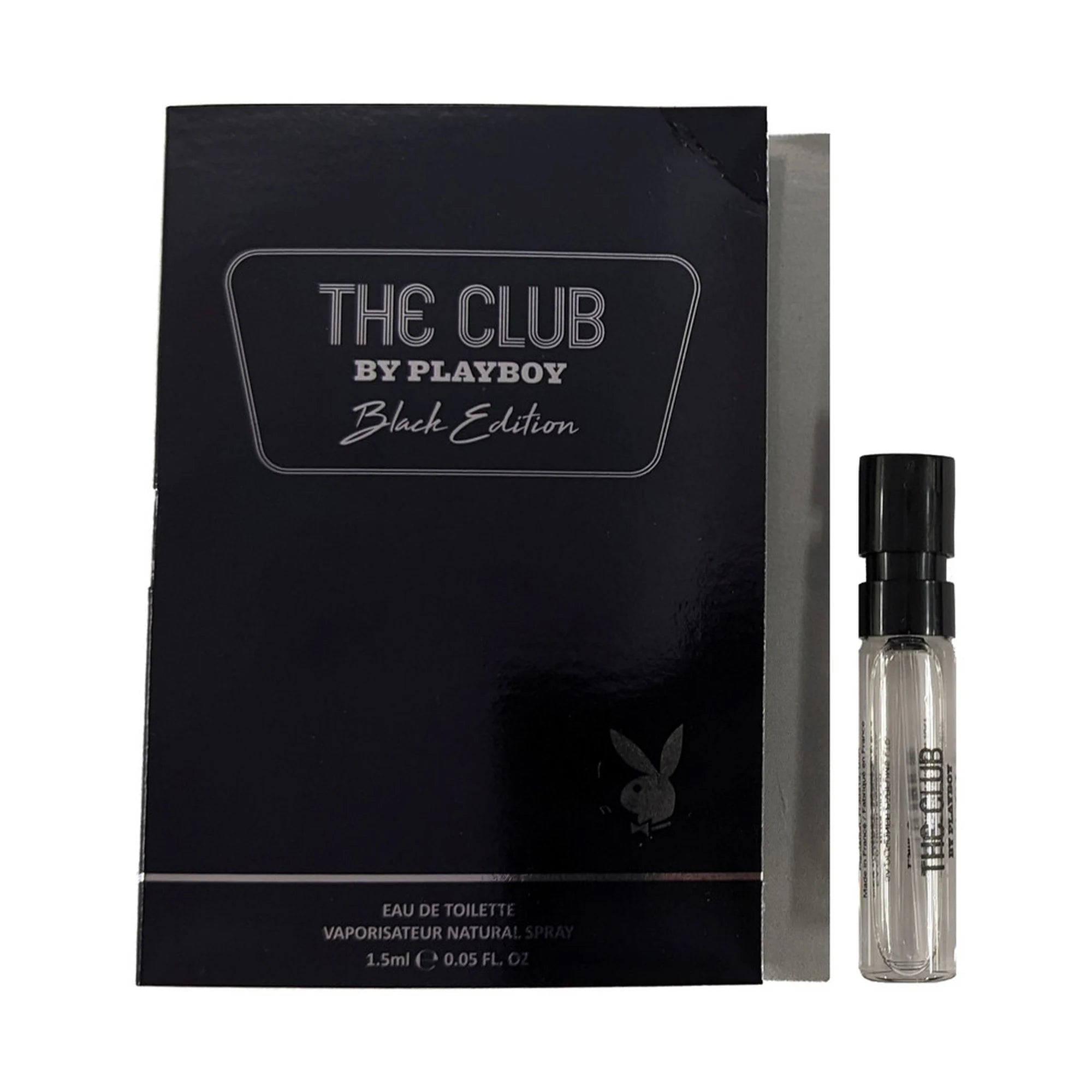 Playboy The Club Black Edition 0.05 Eau de Toilette Spray Vial for Men
